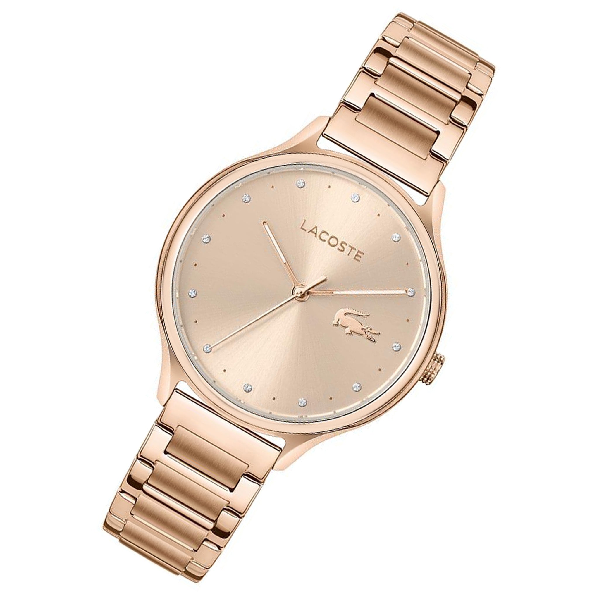 Lacoste Constance Carnation Gold Steel Women's Watch - 2001163