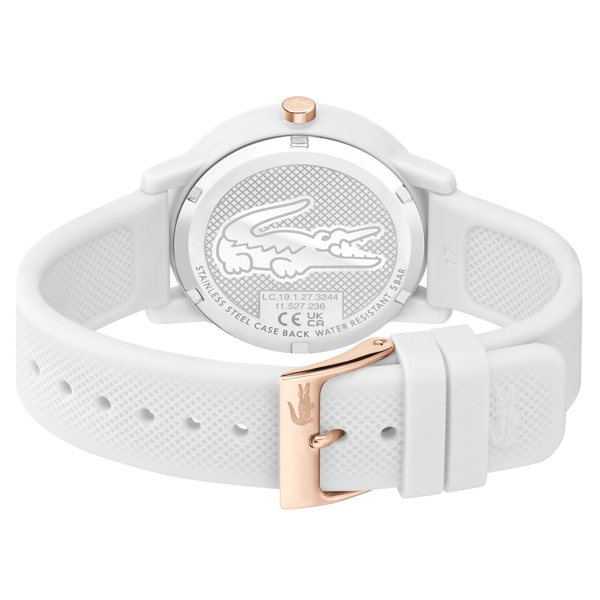 Lacoste White Silicone Women's Watch - 2001211