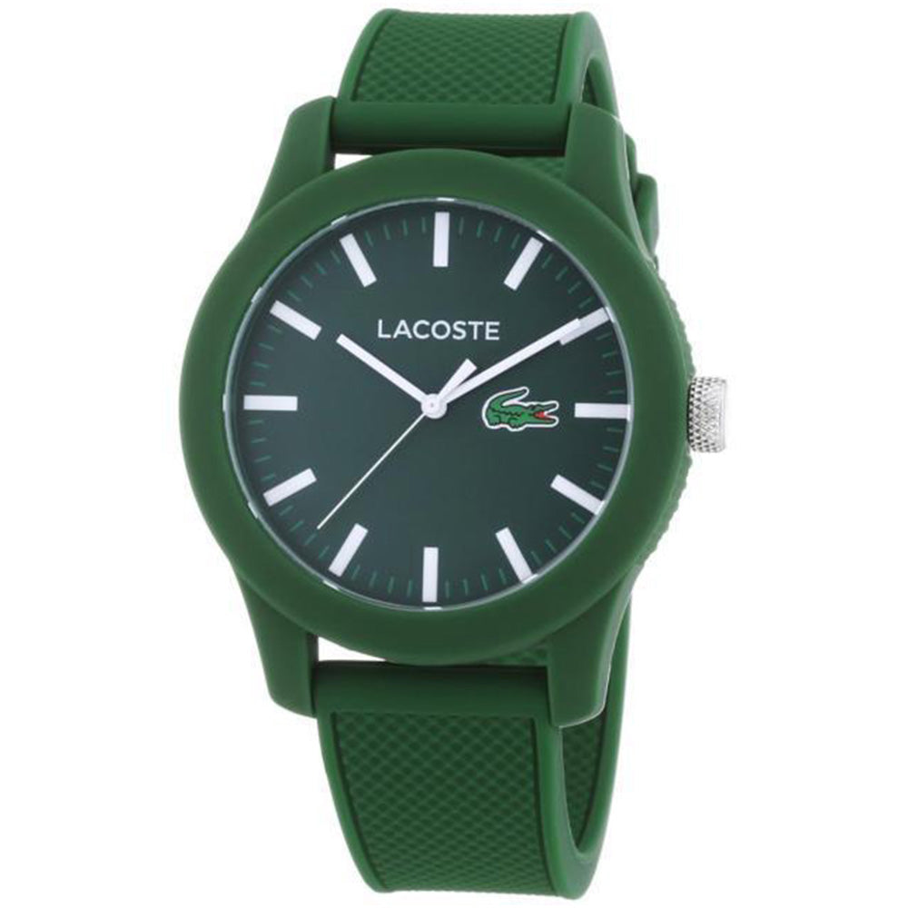 Lacoste. The 12.12 Men's Green Silicone Watch - 2010763