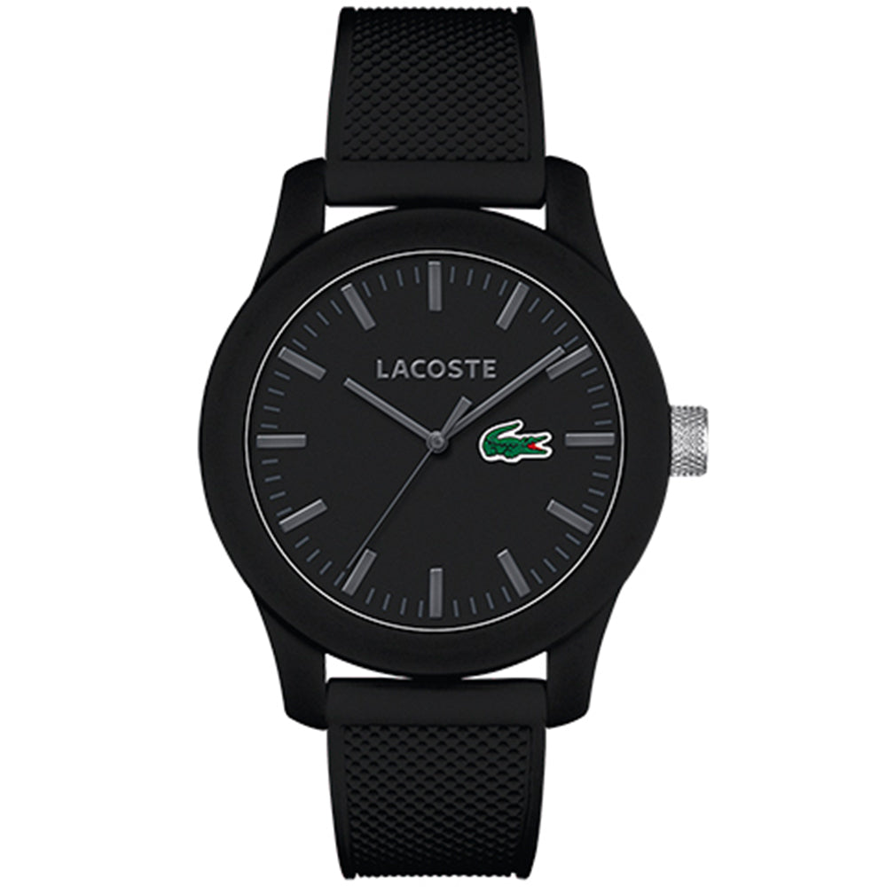 Lacoste.12.12 Black Silicone Mens Watch - 2010766