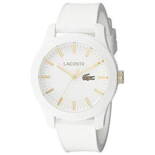 Lacoste The .12.12 Men's White Silicone Watch - 2010819