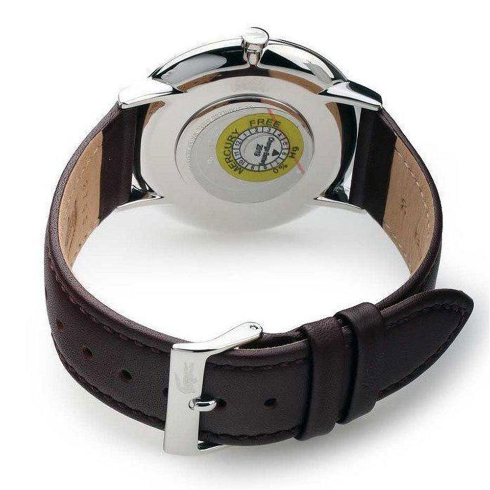 Lacoste Moon Brown Leather Mens Watch - 2010872