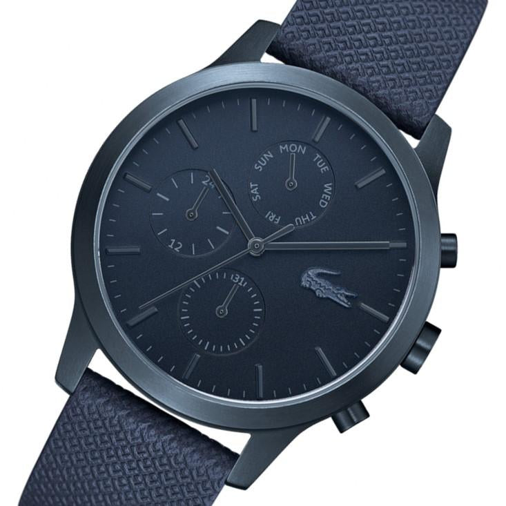 Lacoste 12.12 Blue Leather Men's Multi-function Watch - 2010998