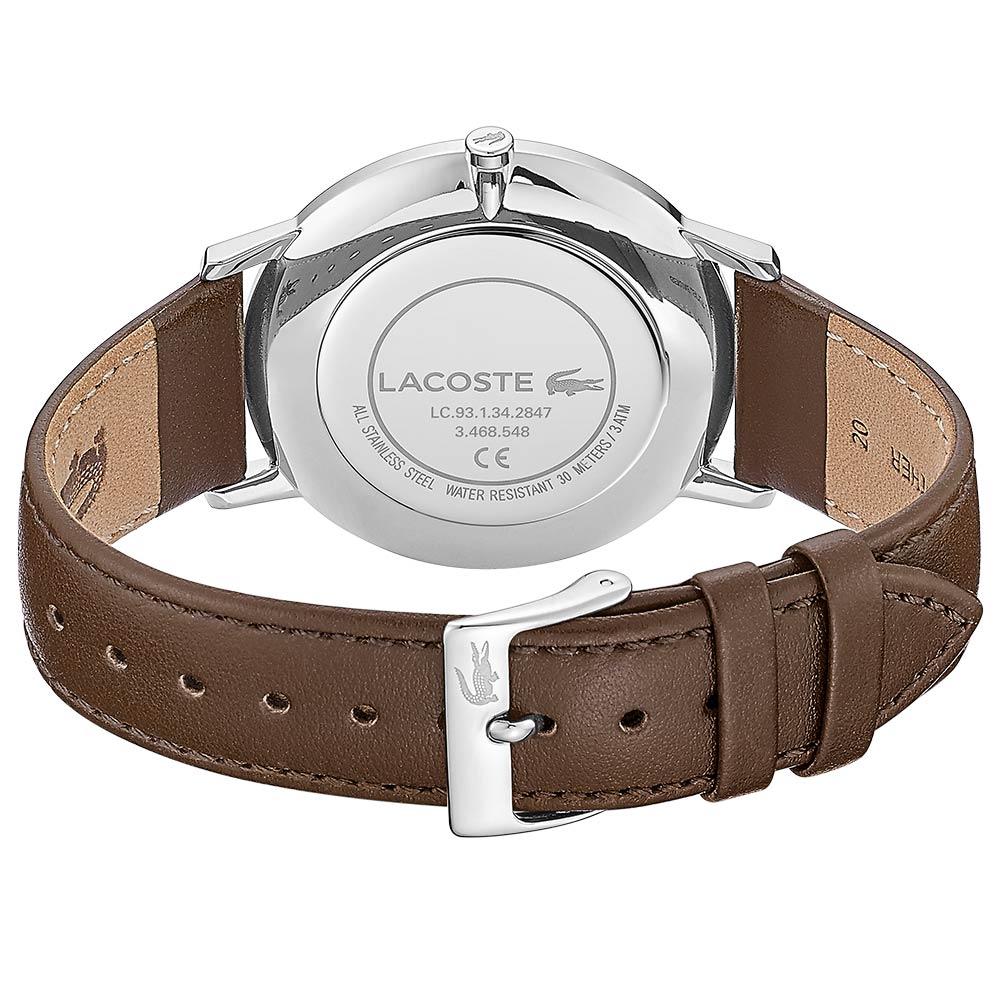 Lacoste Moon Brown Leather Men's Watch - 2011002