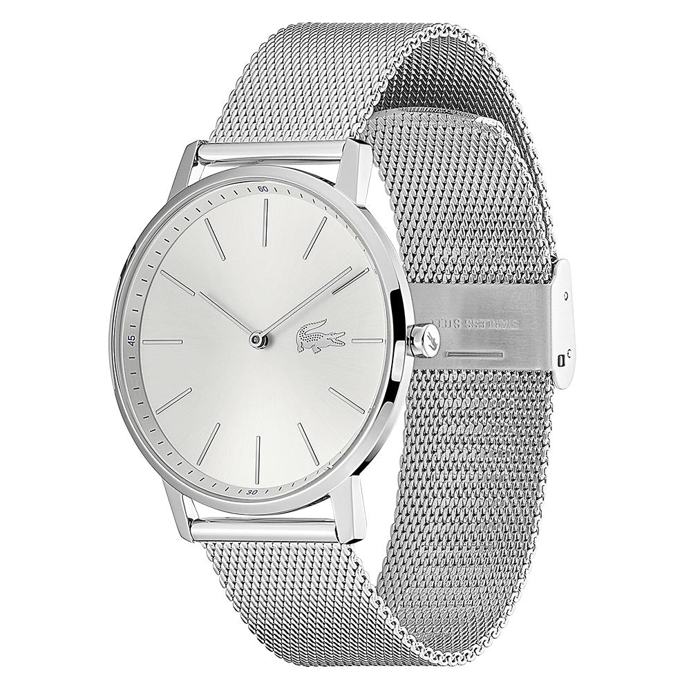 Lacoste Moon Silver Mesh Men's Watch - 2011017