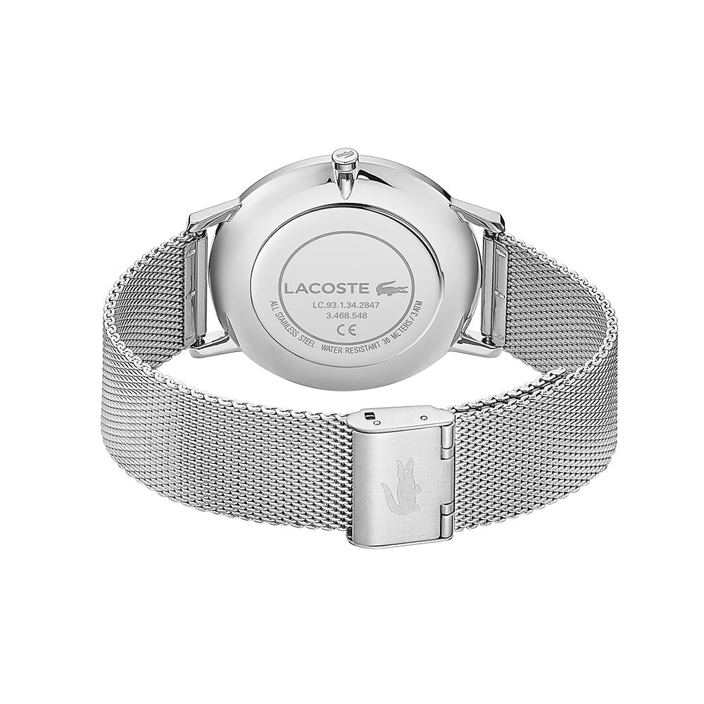 Lacoste Moon Silver Mesh Men's Watch - 2011017
