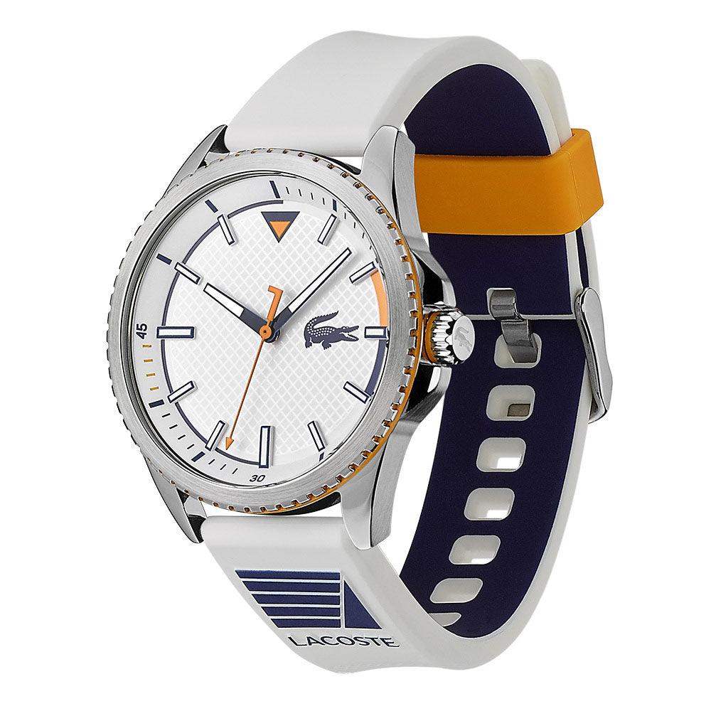 Lacoste Nautical White Silicone Men's Watch - 2011028