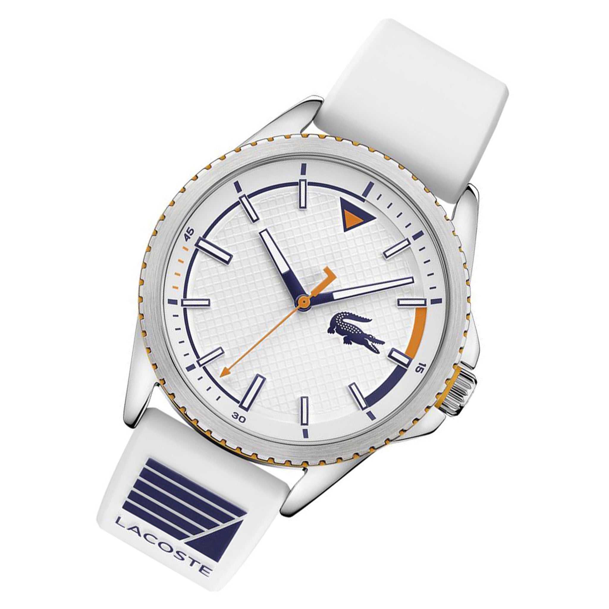 Lacoste Nautical White Silicone Men's Watch - 2011028