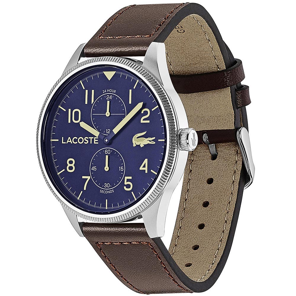 Lacoste Continental Brown Leather Men's Watch - 2011040