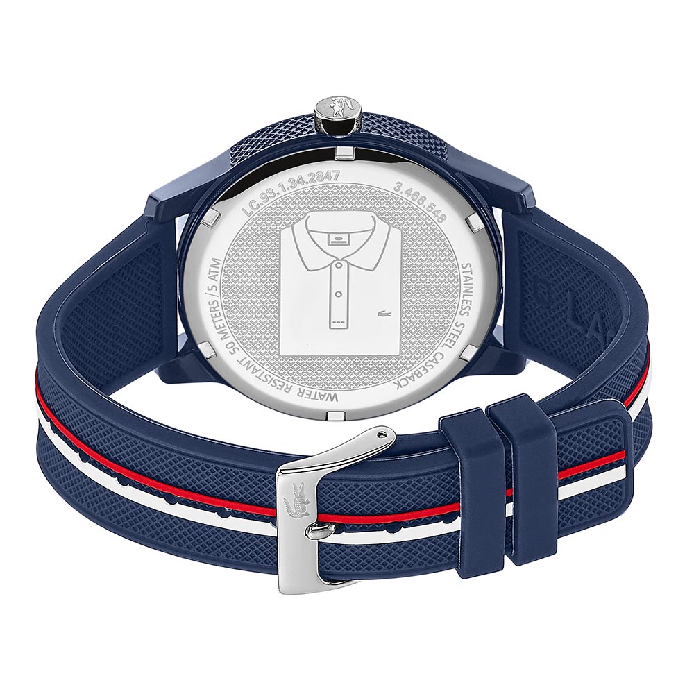 Lacoste 12.12 Navy Blue Silicone Men's Watch - 2011070