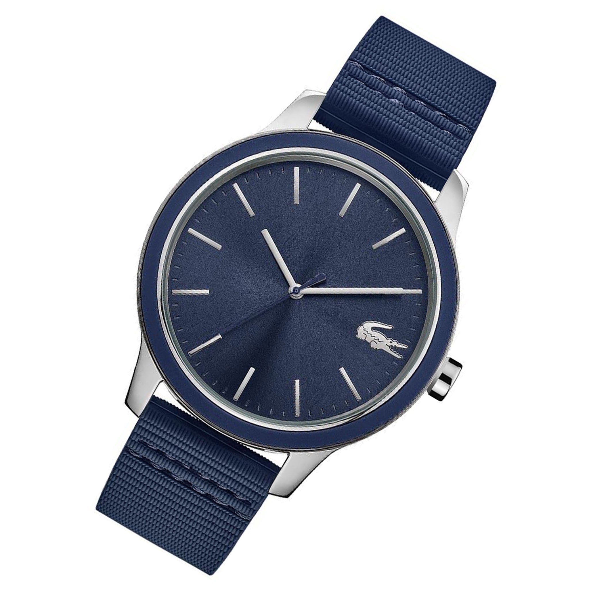 Lacoste 12.12 Blue Silicone Band Men's Watch - 2011086