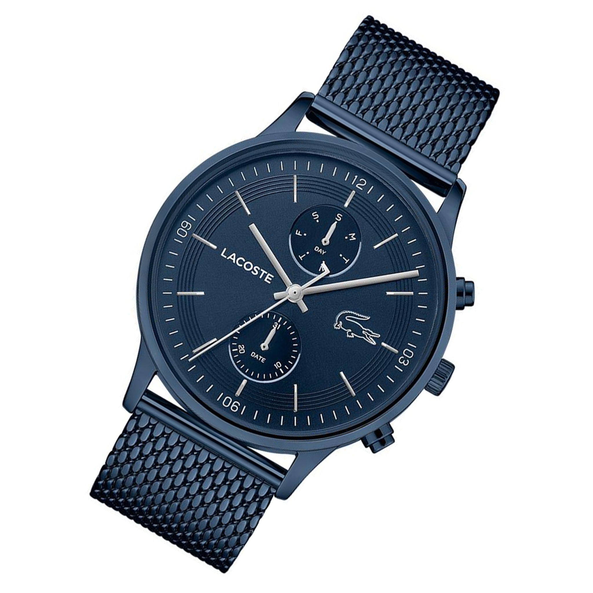Lacoste Madrid Blue Mesh Men's Multi-function Watch - 2011100