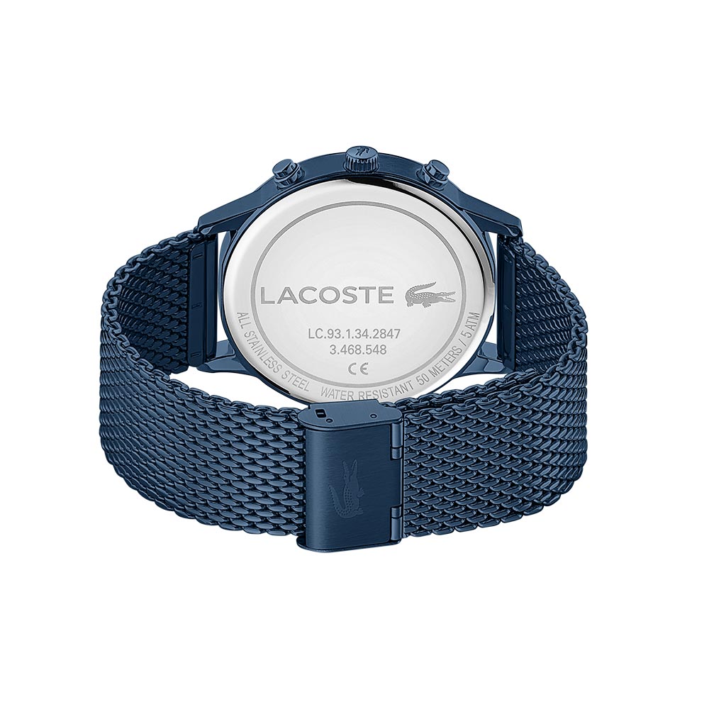 Lacoste Madrid Blue Mesh Men's Multi-function Watch - 2011100
