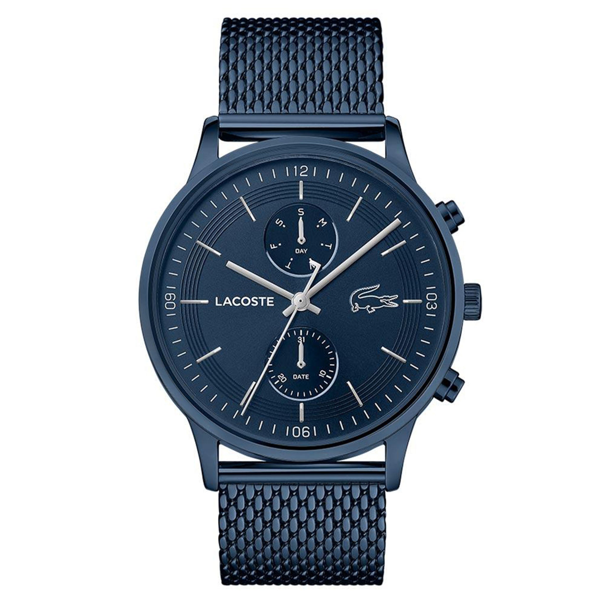 Lacoste Madrid Blue Mesh Men's Multi-function Watch - 2011100