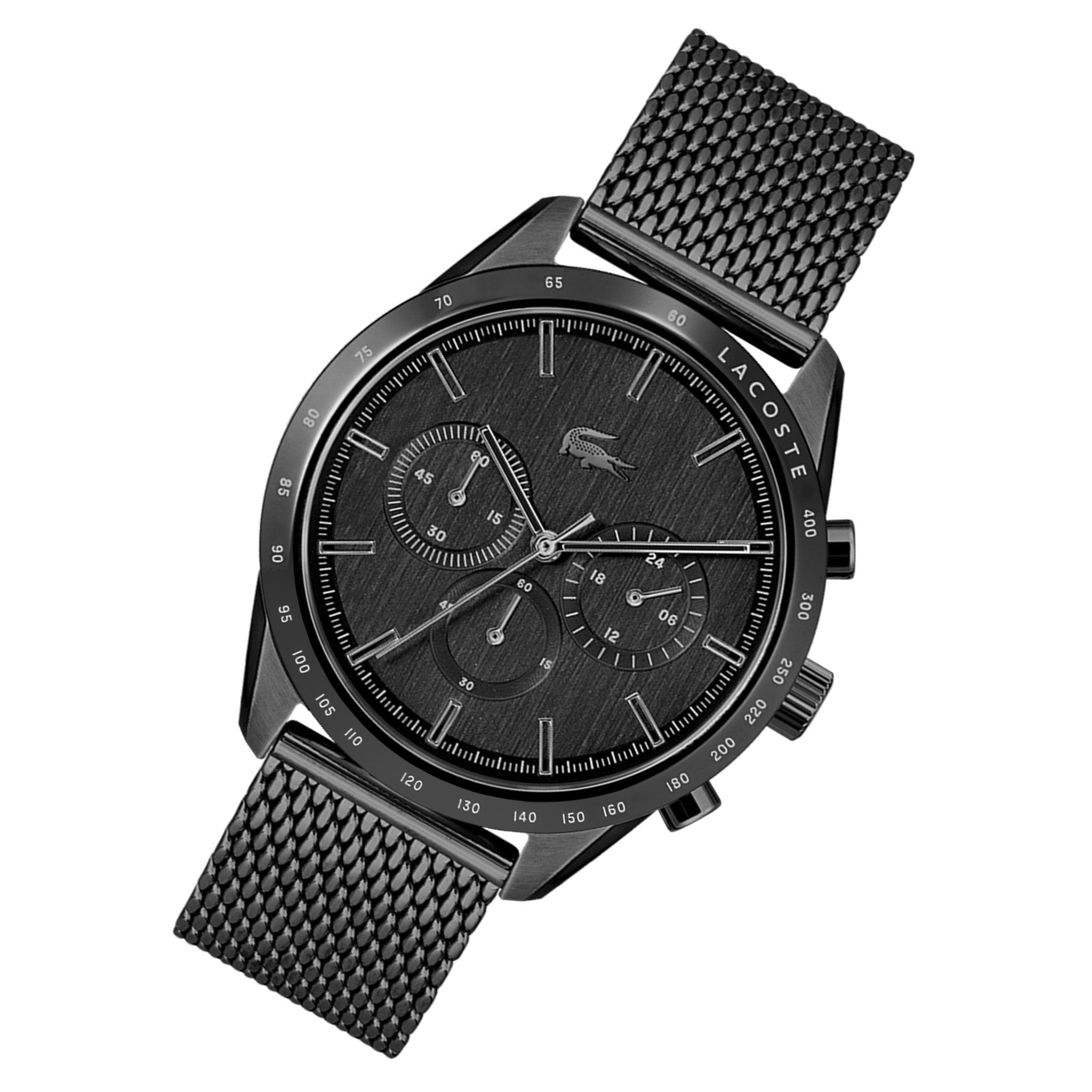 Lacoste Boston Black Mesh Men's Chronograph Watch - 2011162
