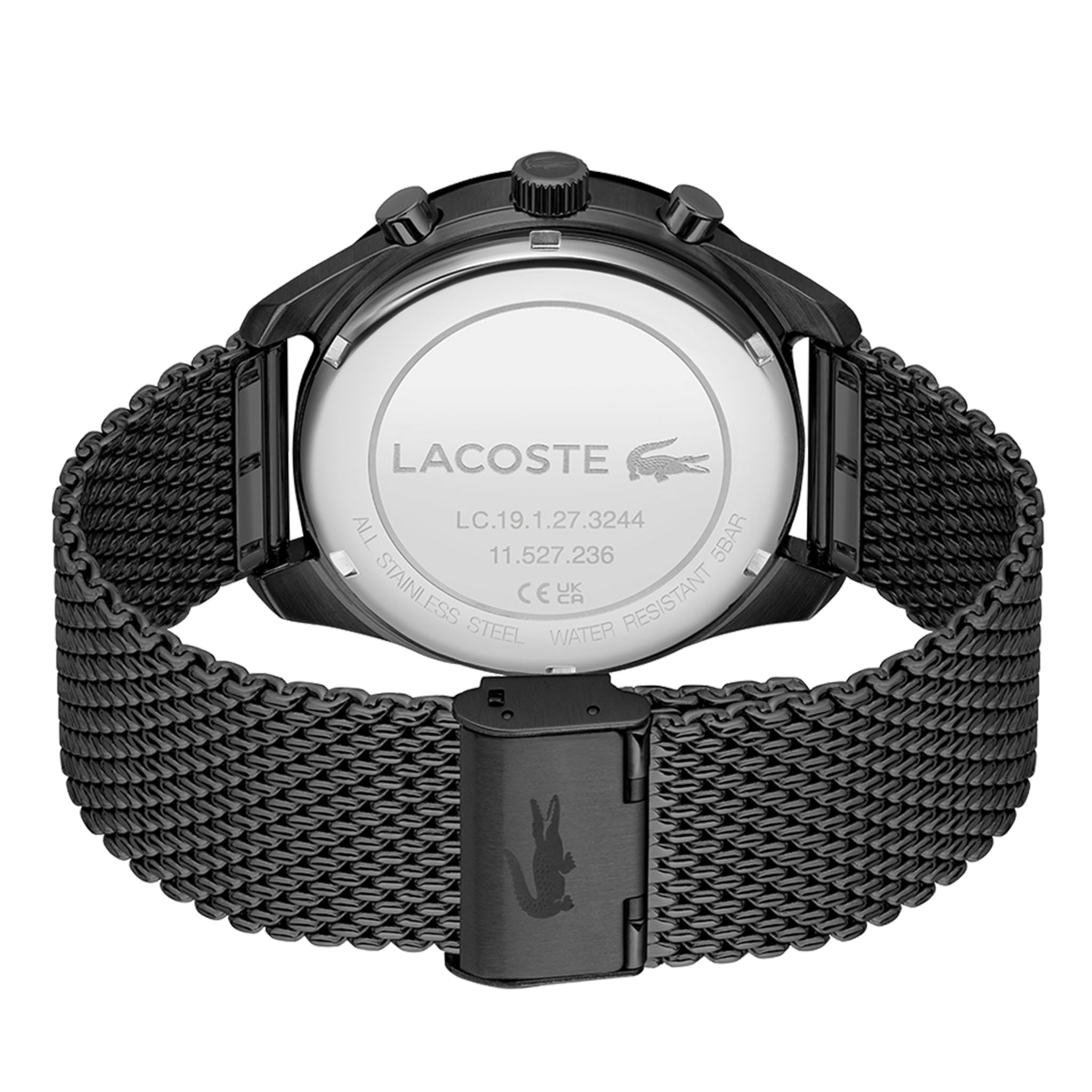 Lacoste Boston Black Mesh Men's Chronograph Watch - 2011162