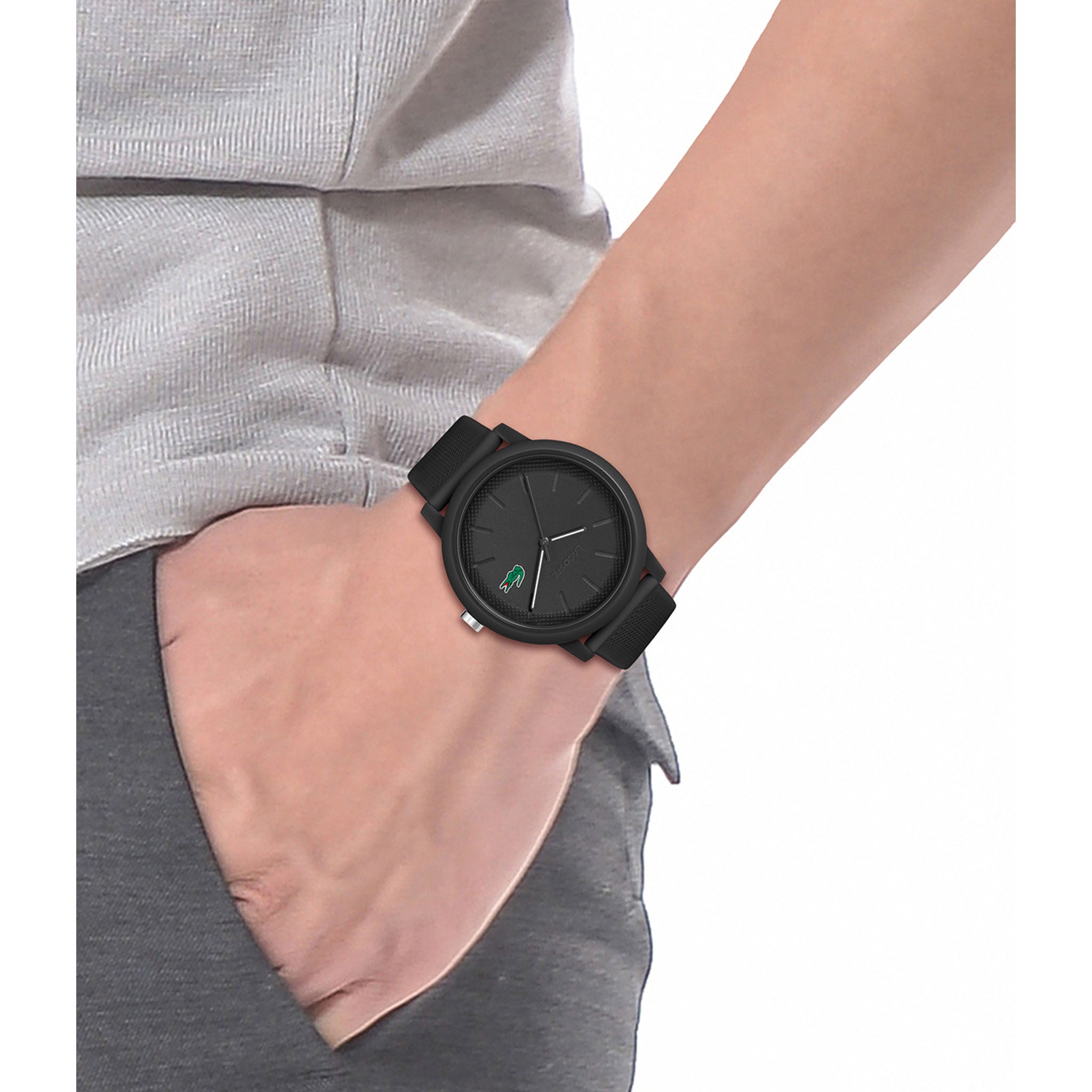 Lacoste Black Silicone Men's Watch - 2011171