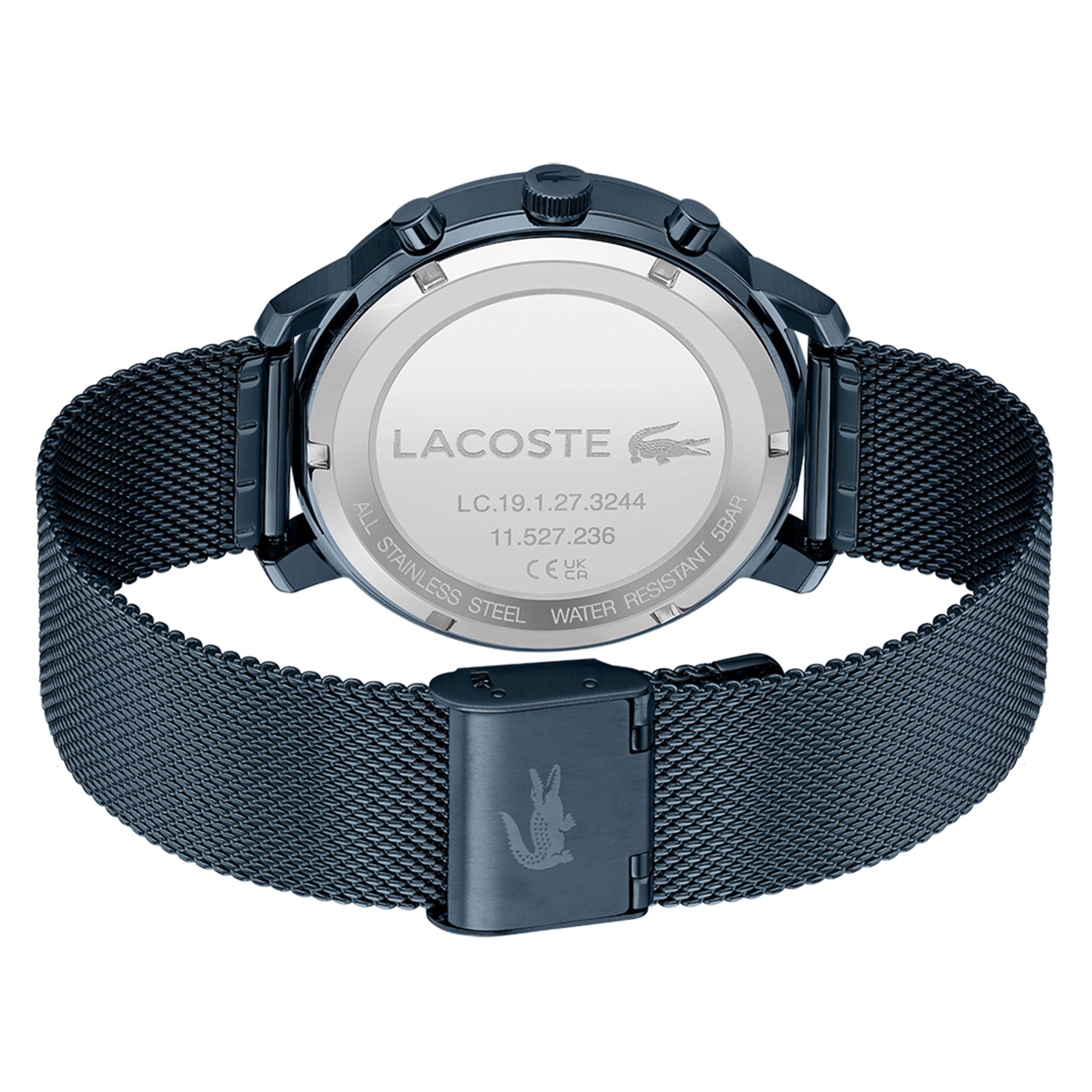 Lacoste Replay Dark Blue Mesh Men's Multi-function Watch - 2011196