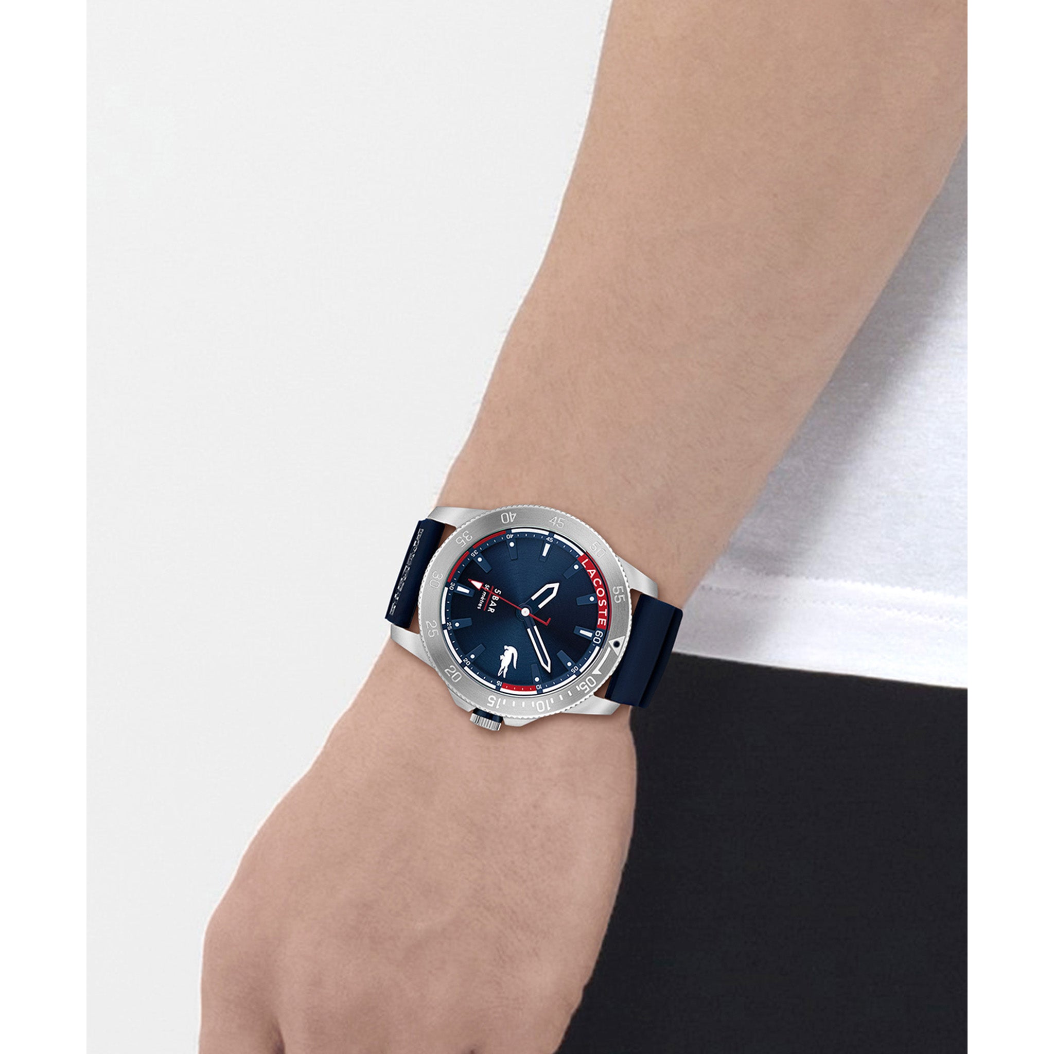 Lacoste Regatta Blue Silicone Men's Watch - 2011202