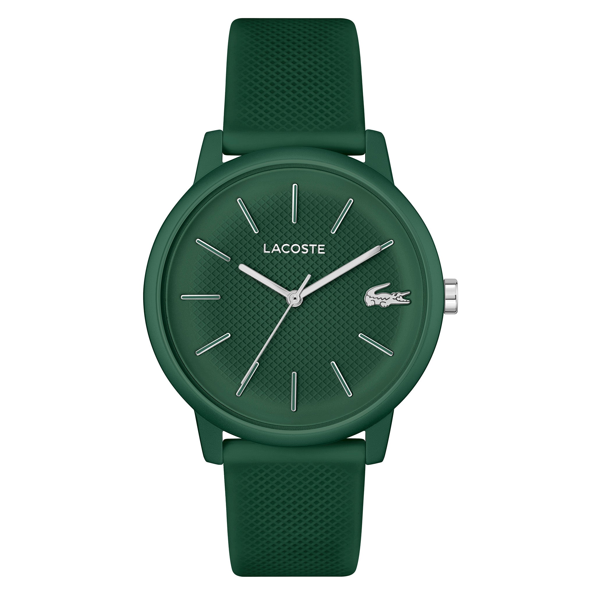 Lacoste Lacoste.12.12 Move Green Silicone Green Dial Men's Watch - 2011238