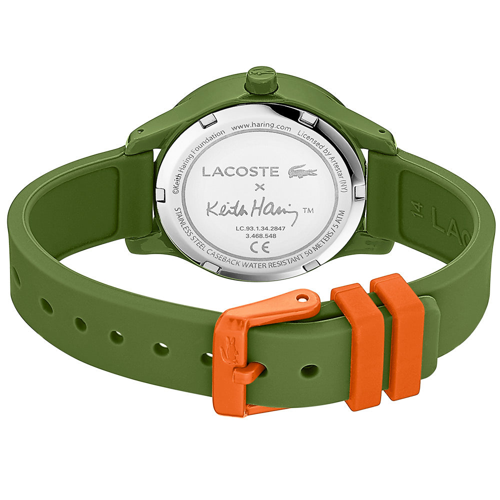 Lacoste 12.12 Kids Khaki Silicone Kids Watch - 2030015