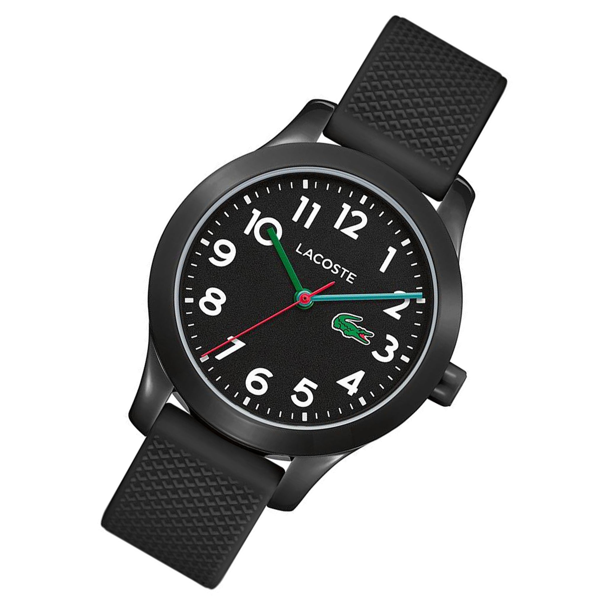 Lacoste 12.12 Black Silicone Band Kids Watch - 2030032