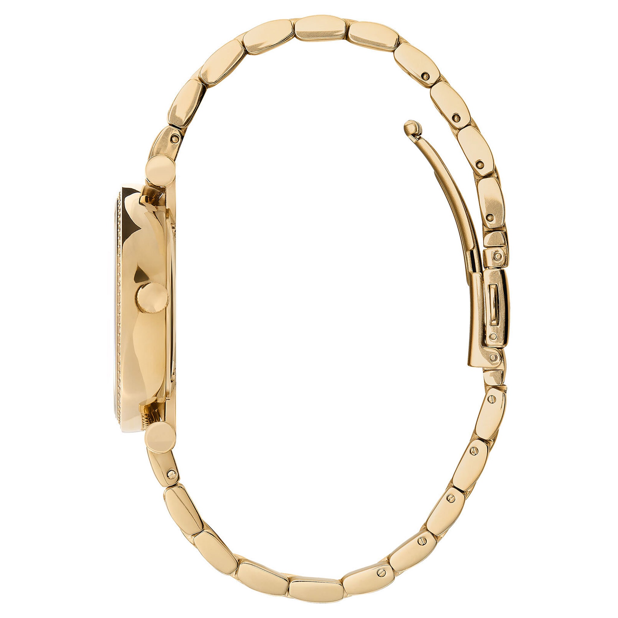 Olivia Burton Gold Steel with Crystal Nude Sunray & Stone & Bee Dial Women's Watch - 24000002