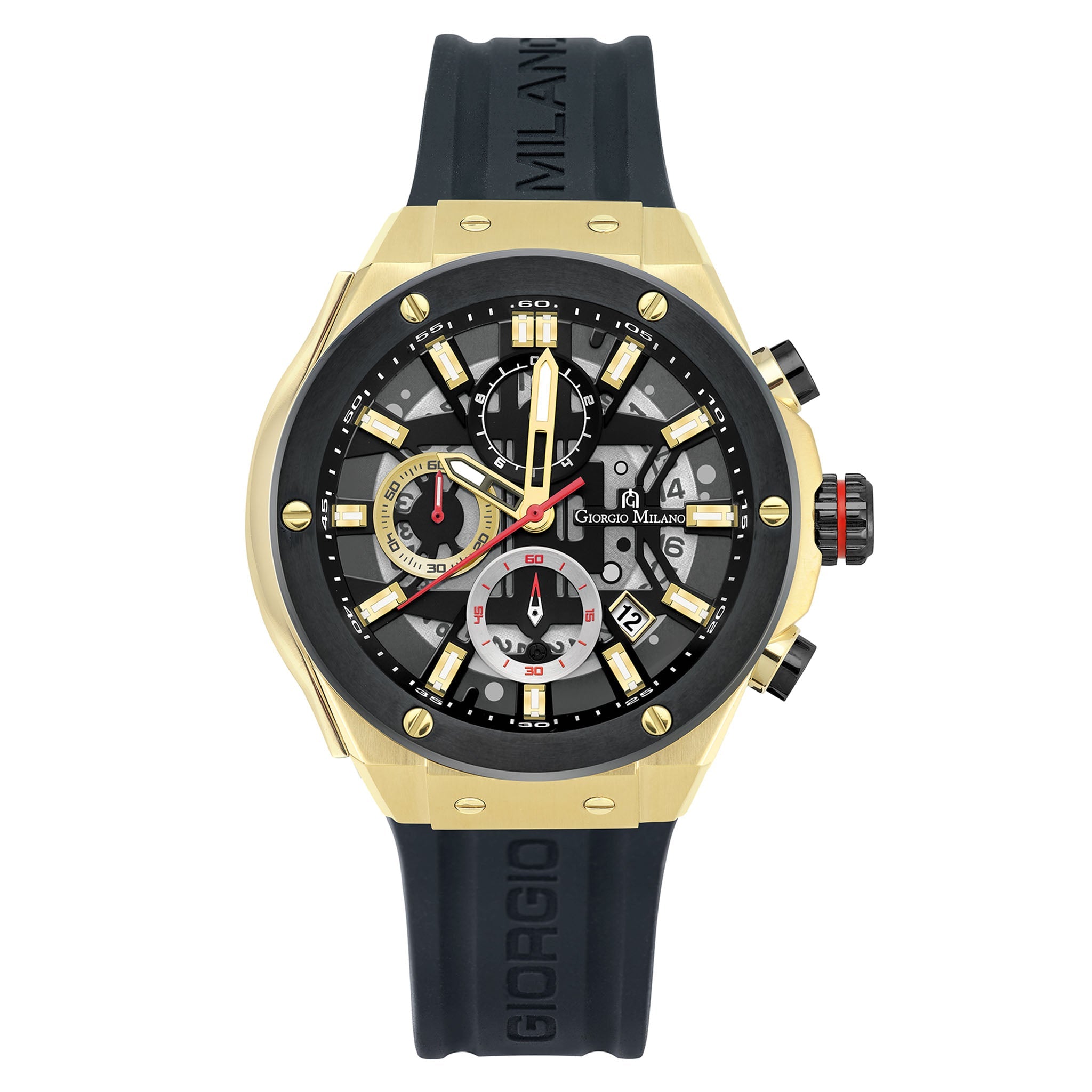 Giorgio Milano Stainless Steel Black Men's Watch - 240SGBK313