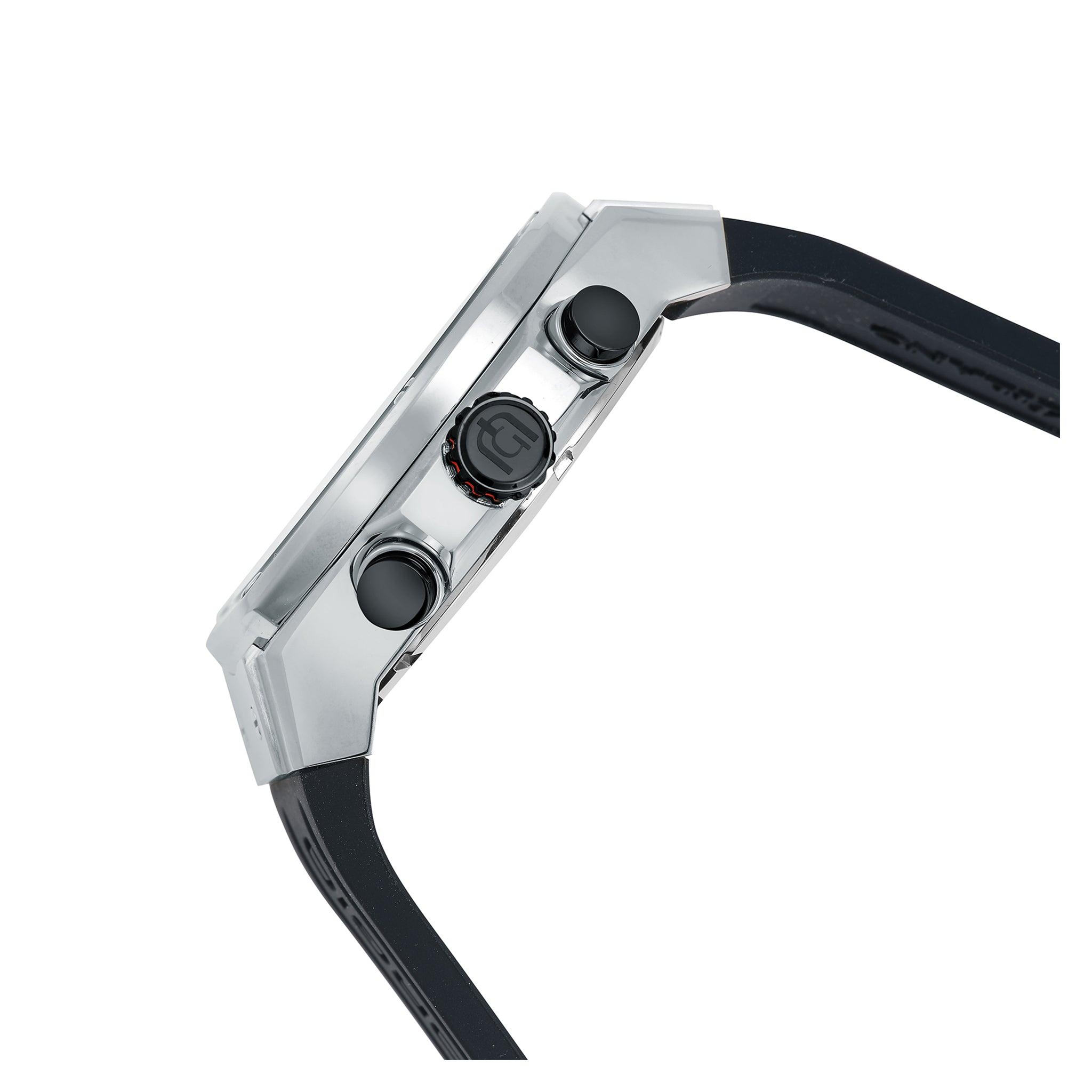 Giorgio Milano Black Silicone Chronograph Men's Watch - 240STBK313