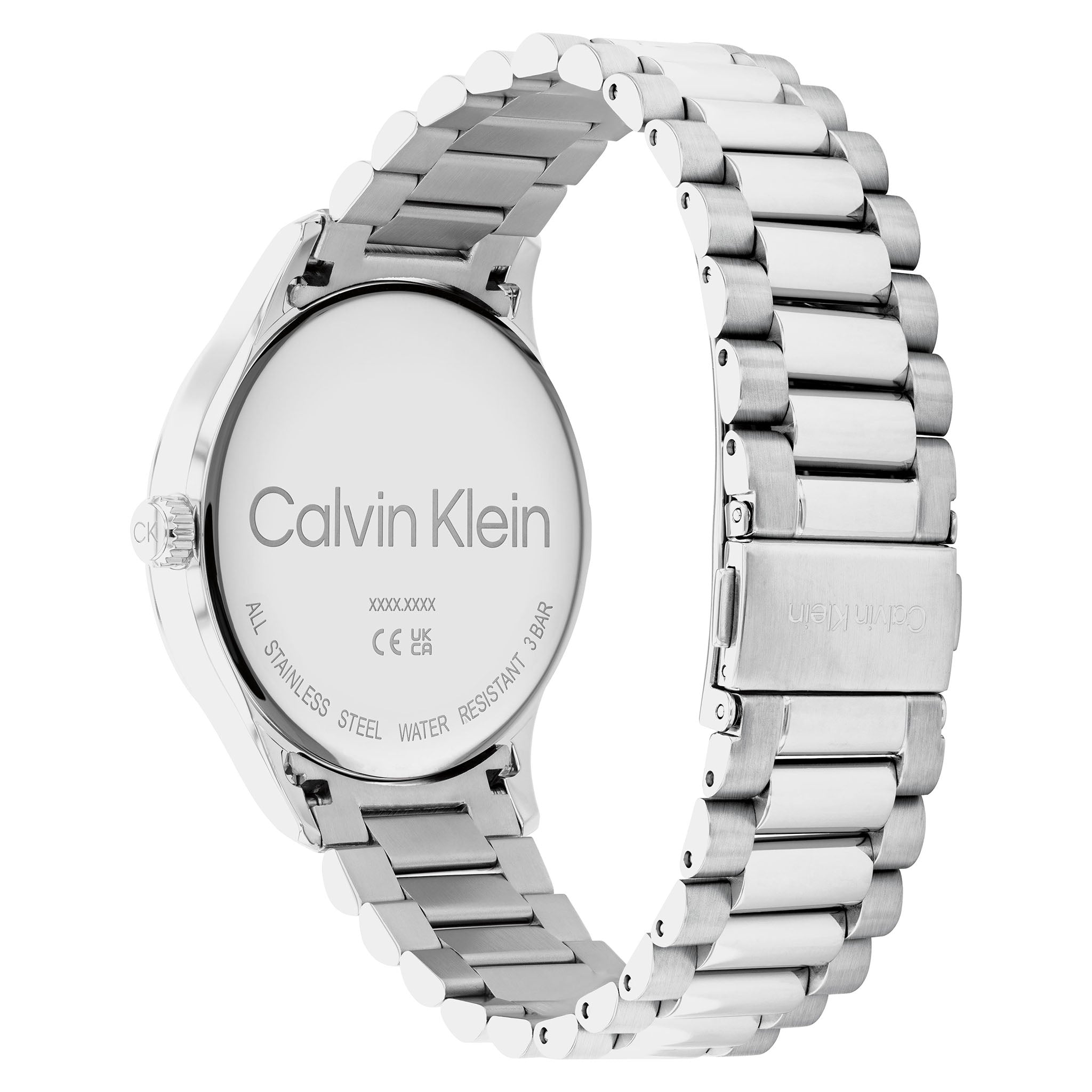 Calvin Klein Stainless Steel Grey Dial Unisex Watch - 25200036