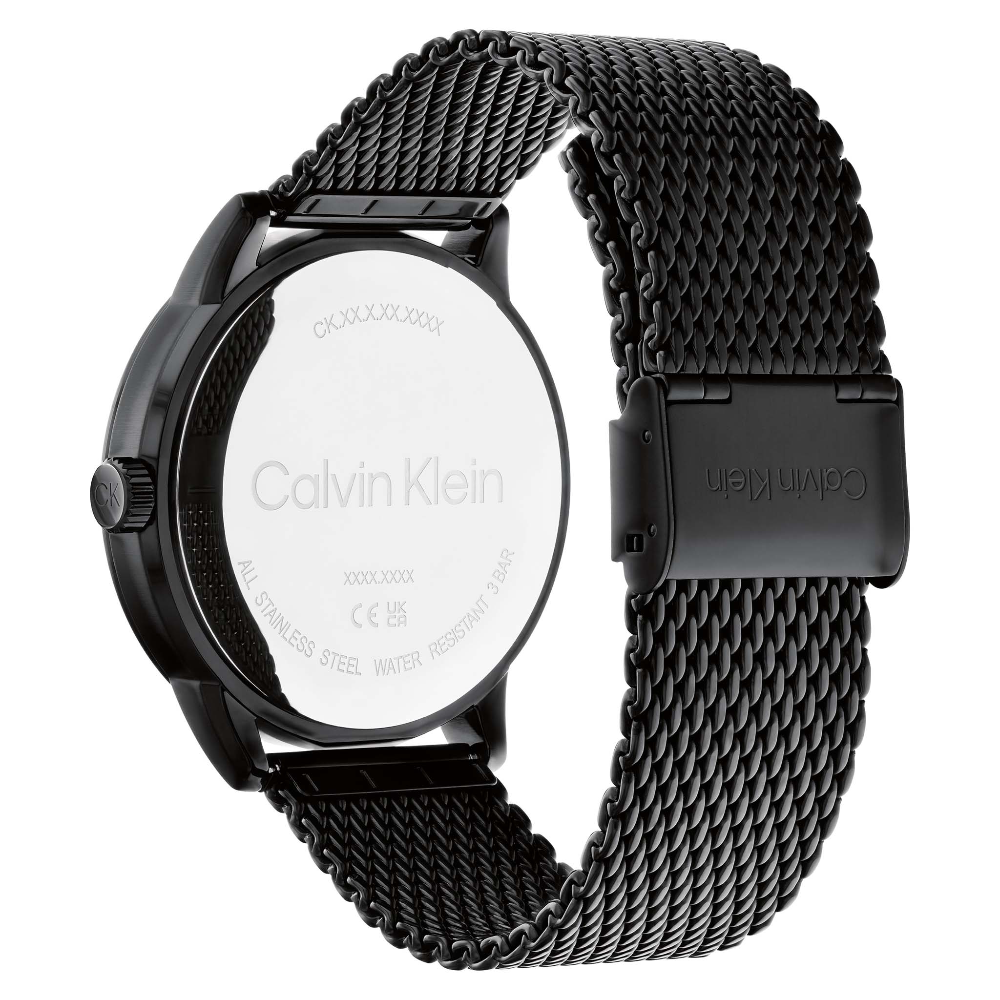 Calvin Klein Black Mesh Multi-function Men's Watch - 25200214