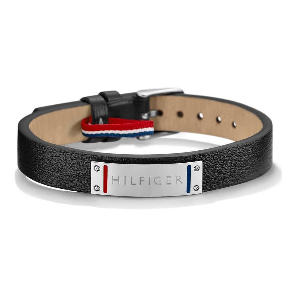 Tommy Hilfiger Jewellery Brown Leather Stainless Steel Unisex Bracelet - 2700679