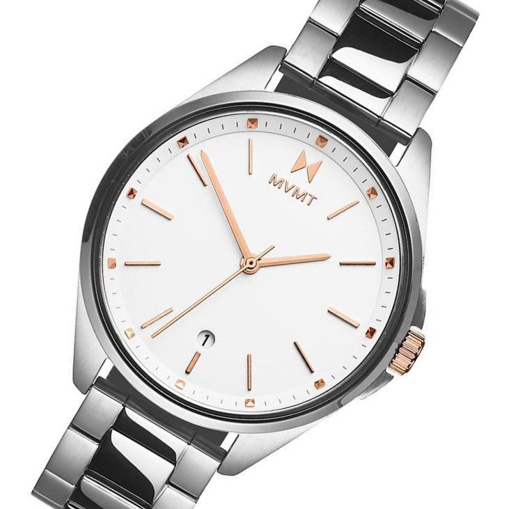 MVMT Coronada Silver Steel Ladies Watch - 28000001D