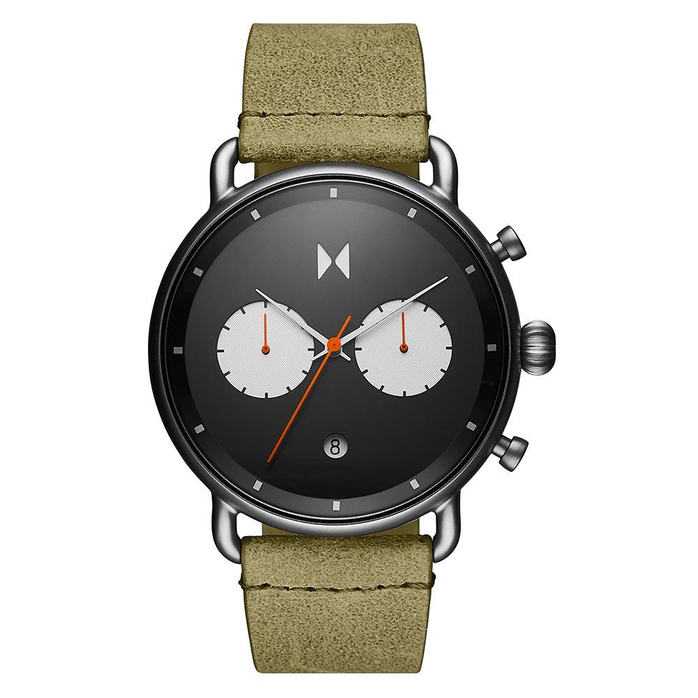 MVMT Blacktop Moss Leather Men's Chrono Watch - 28000007D