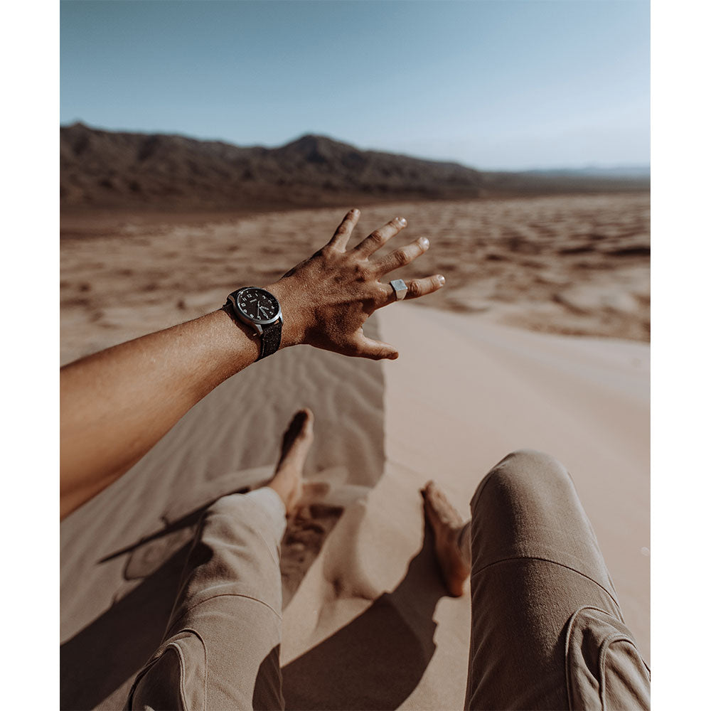 MVMT Field Black Fabric Band Men's Watch - 28000013D