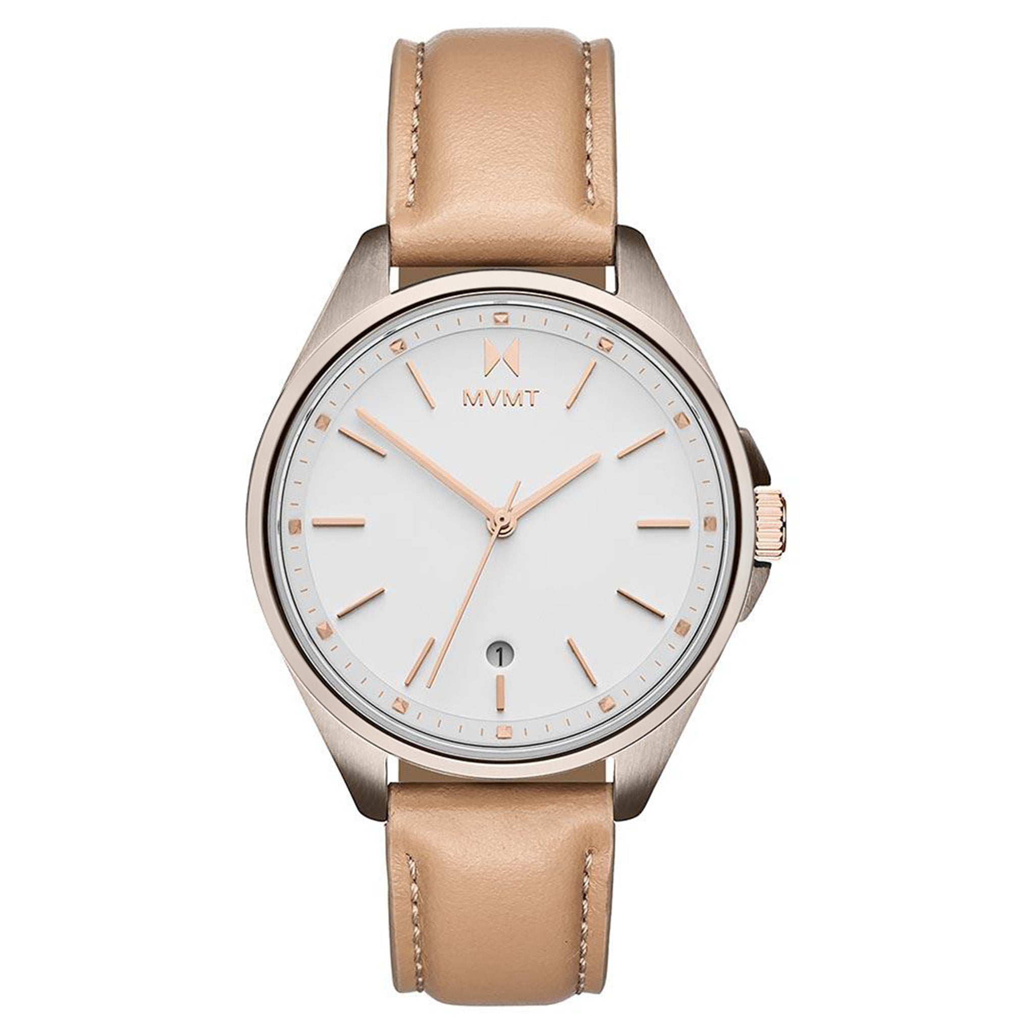 MVMT Coronada Tan Leather Women's Watch - 28000023D