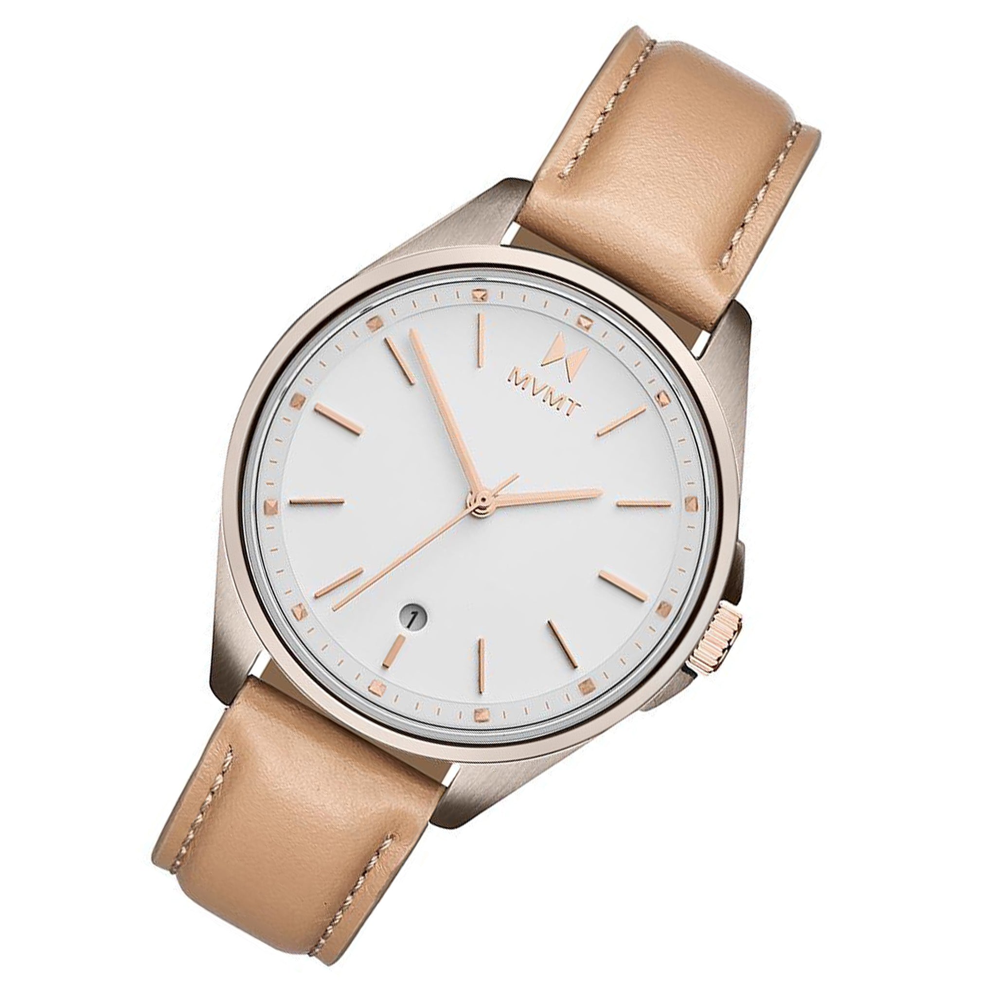 MVMT Coronada Tan Leather Women's Watch - 28000023D