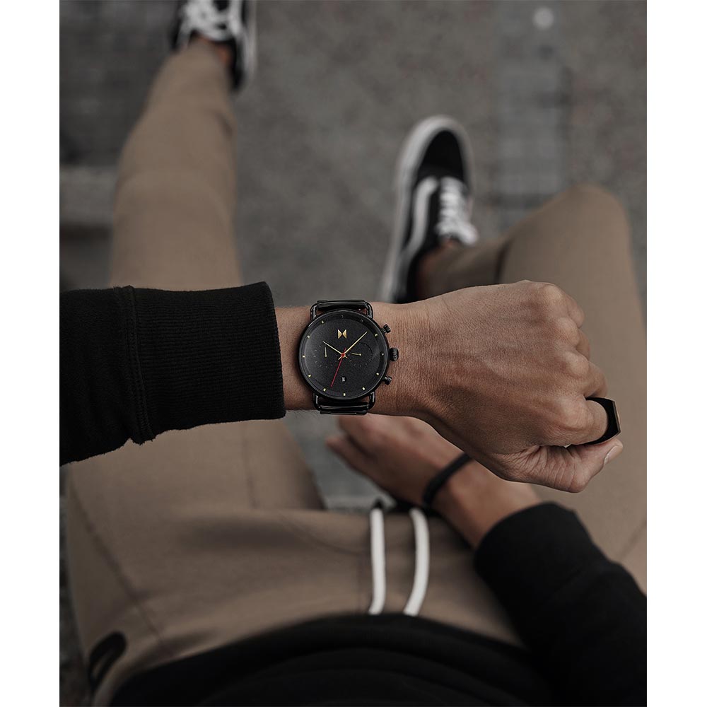 MVMT Caviar Black Steel Men's Watch - 28000051D