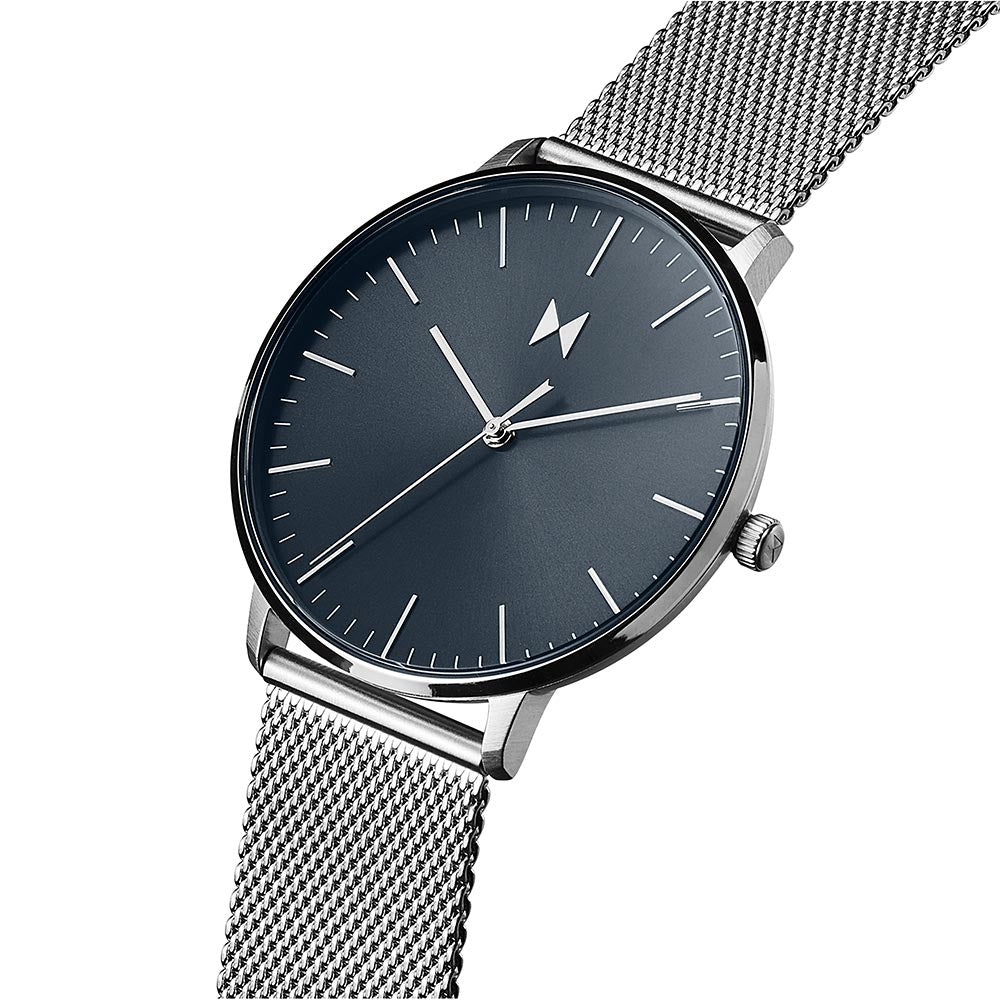 MVMT Legacy Silver Mesh Men's Watch - 28000089D