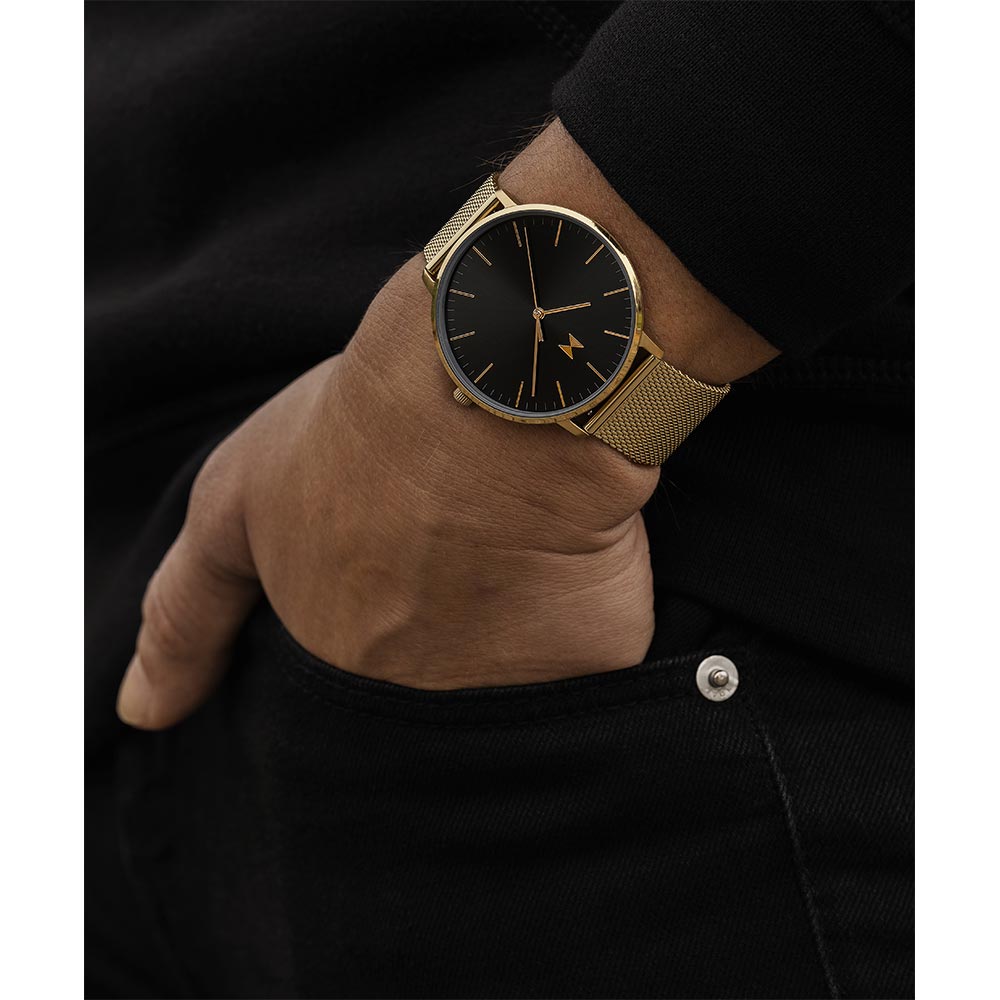 MVMT Legacy Gold Mesh Men's Watch - 28000091D