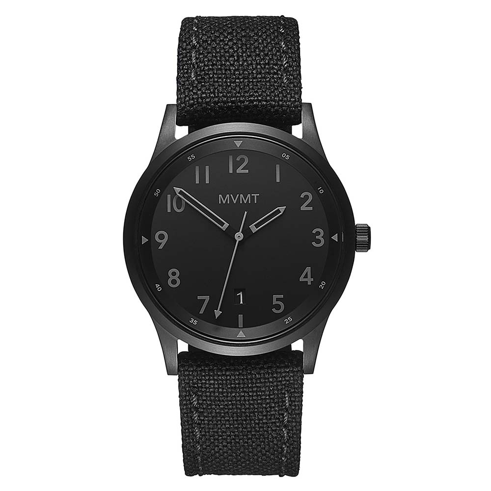 MVMT Field 41 MM Black Nylon Men's Watch - 28000111D