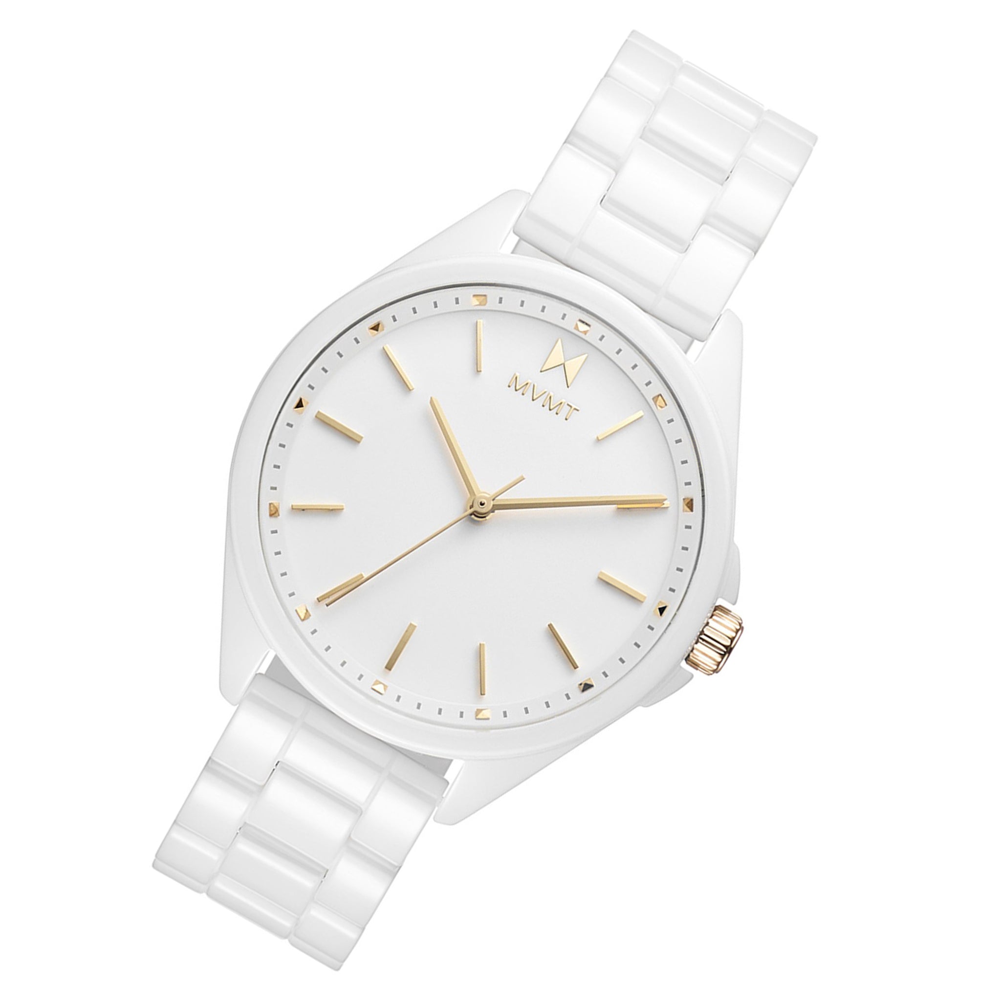 MVMT Coronada White Ceramic Women's Slim Watch - 28000119D