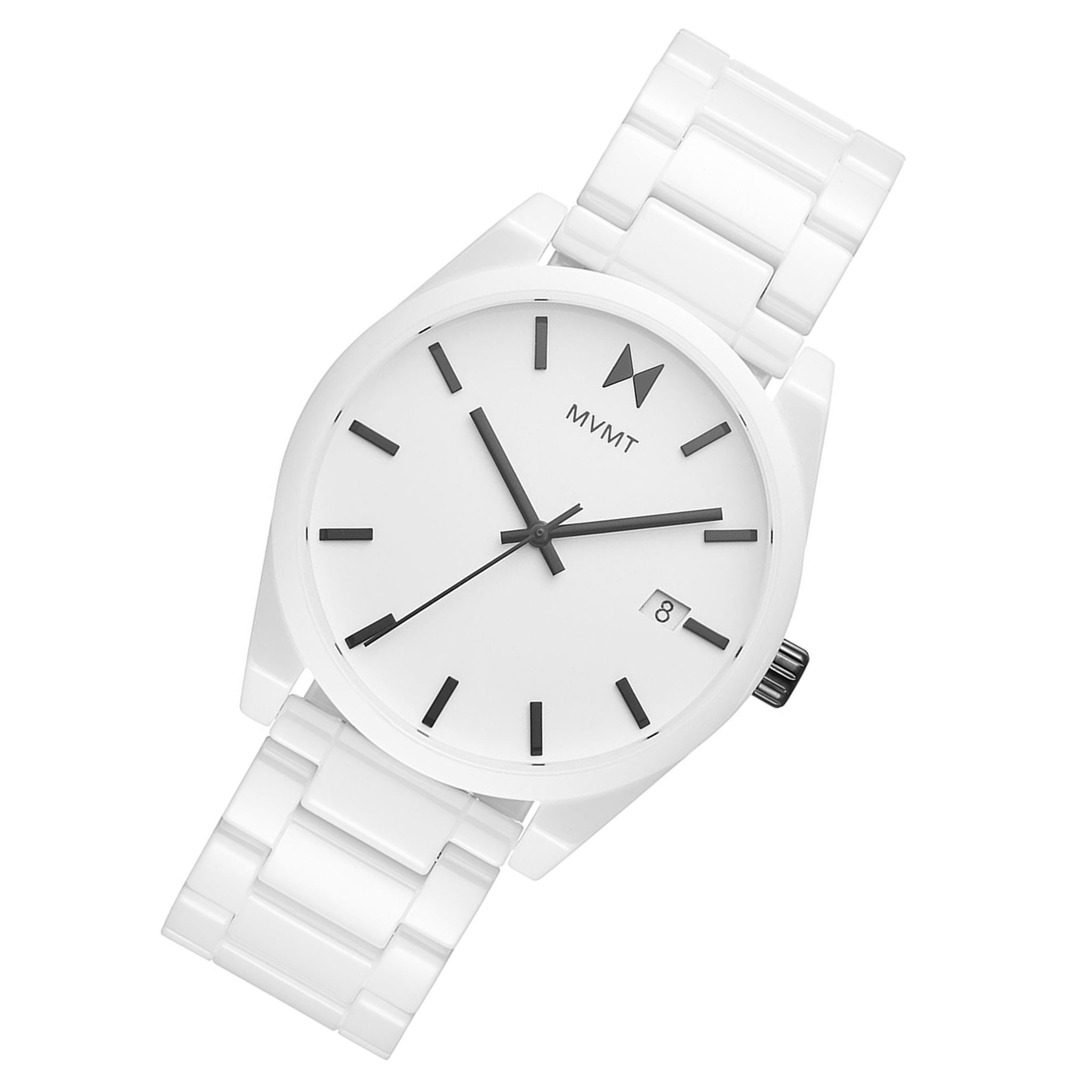 MVMT Element White Ceramic Men's Watch - 28000121D
