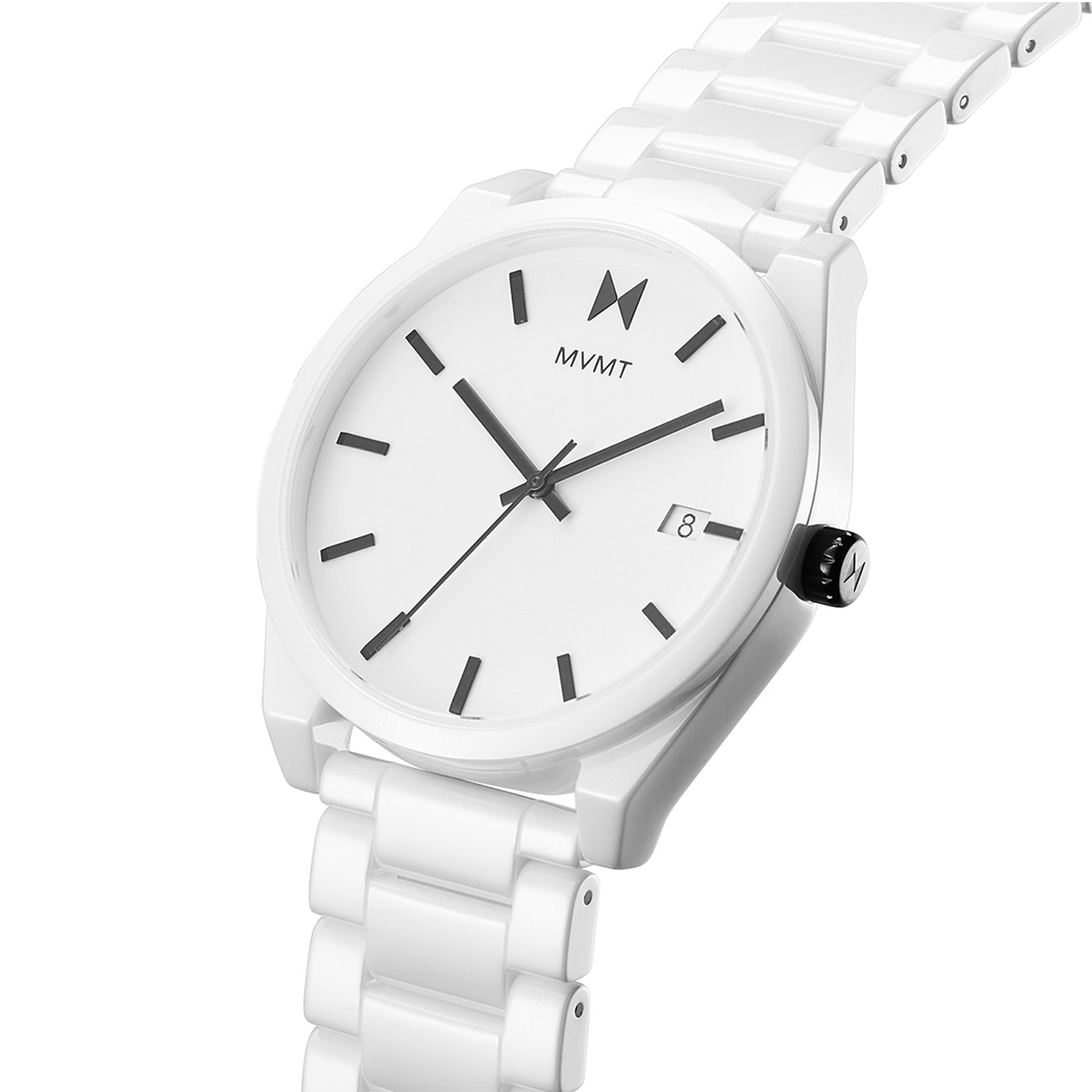 MVMT Element White Ceramic Men's Watch - 28000121D