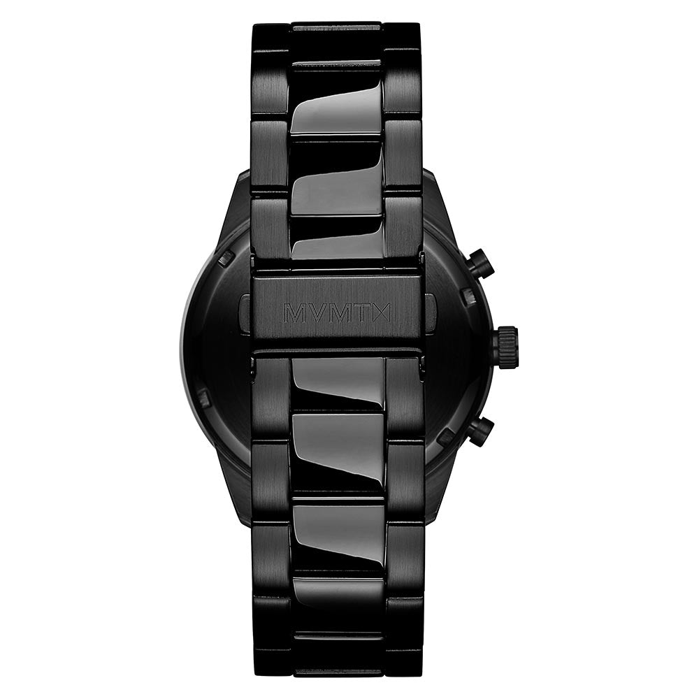 MVMT Victor Powerlane Gunmetal Steel Men's Chrono Watch - 28000123D