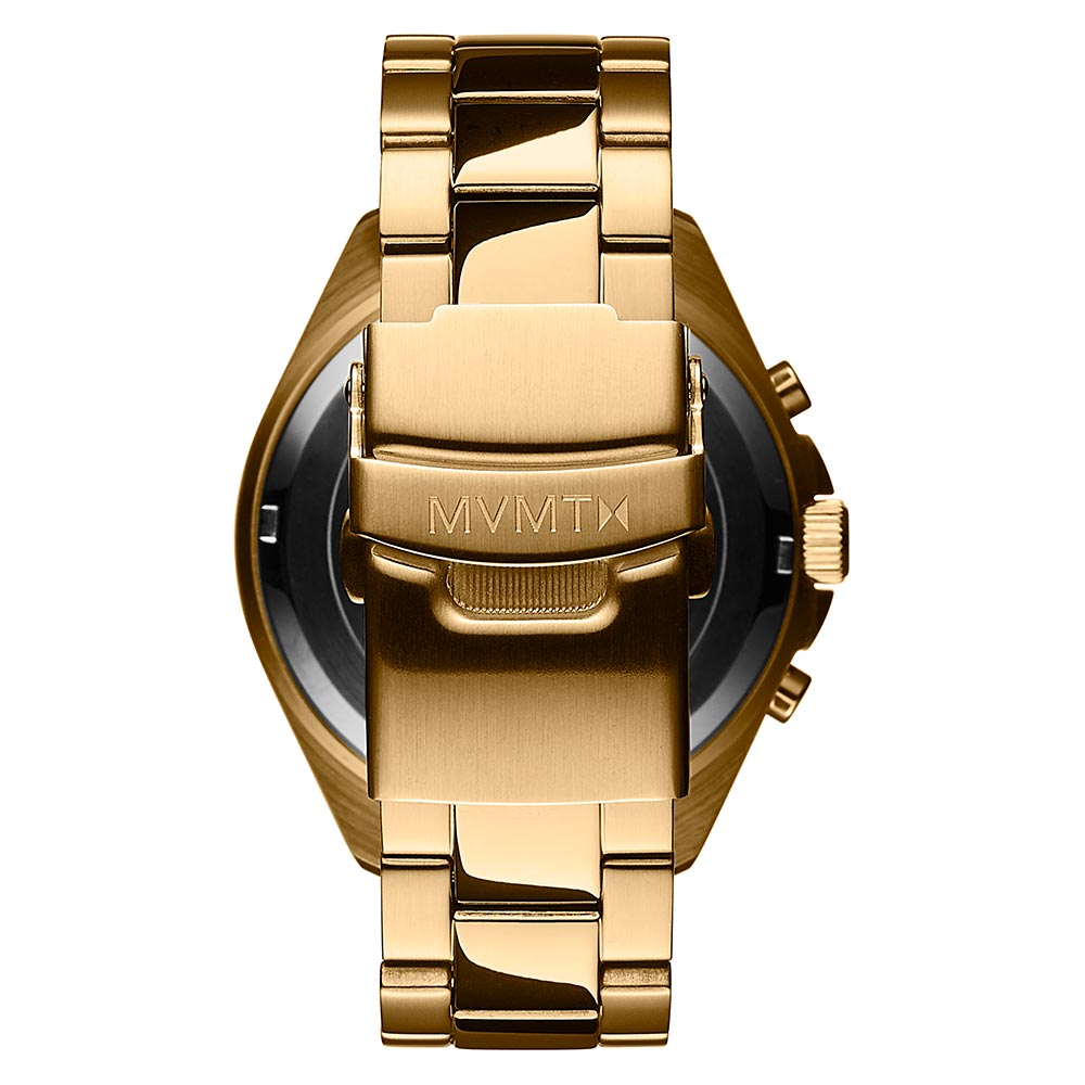 MVMT Sport Luxe Gold Steel Women's Chrono Watch - 28000128D