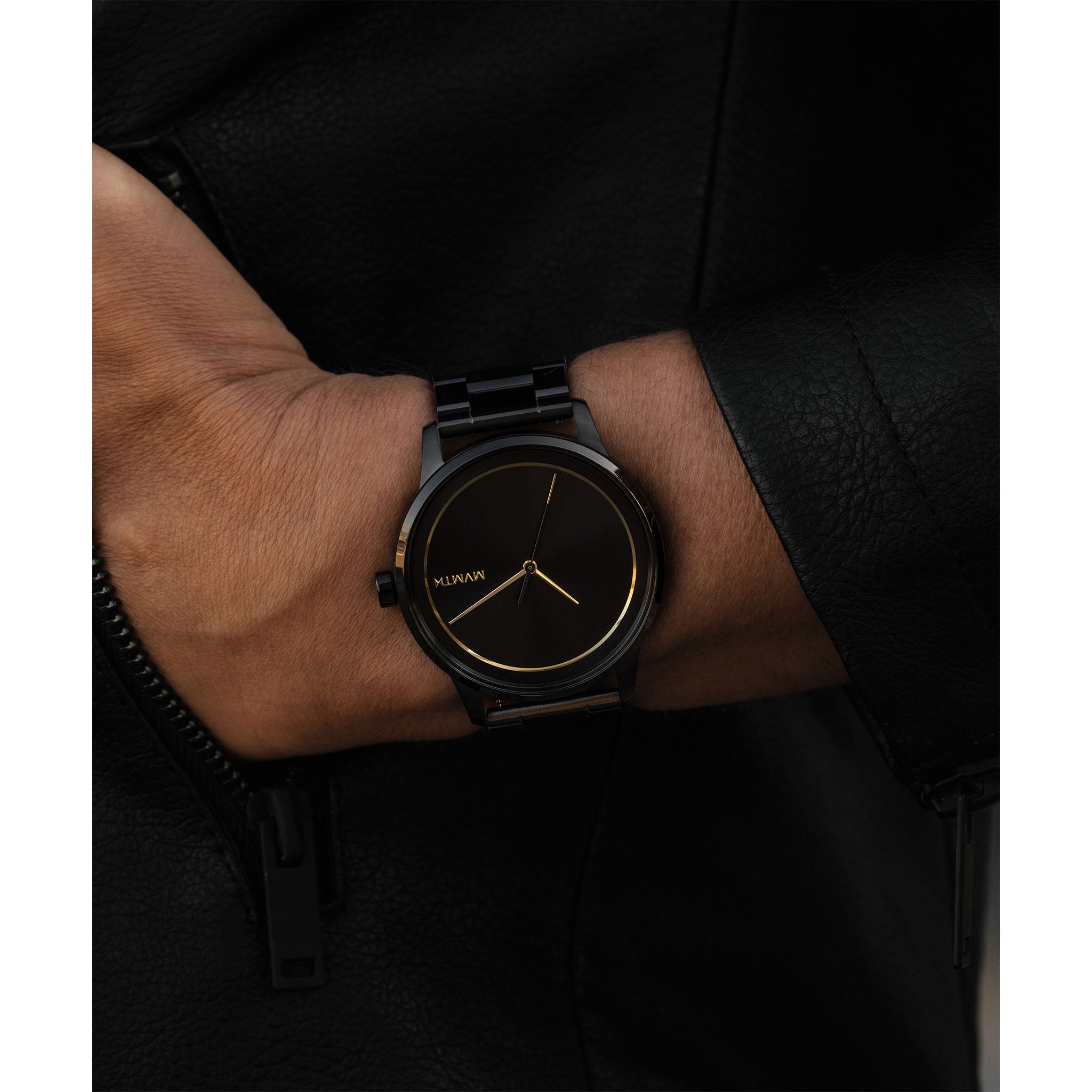 MVMT Profile Black Steel Unisex Watch - 28000181D