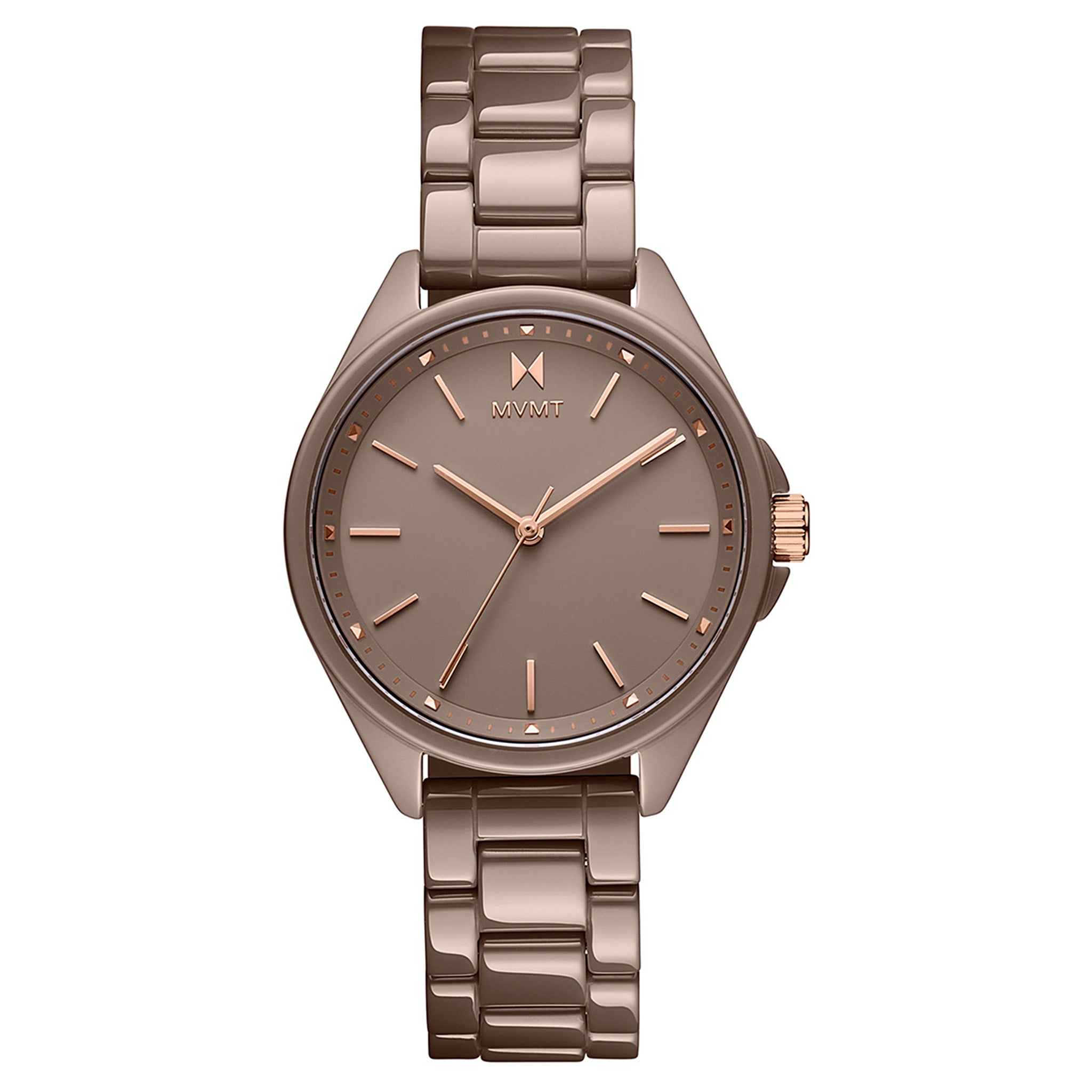MVMT Coronada Taupe Ceramic Taupe Dial Women's Watch - 28000201-D