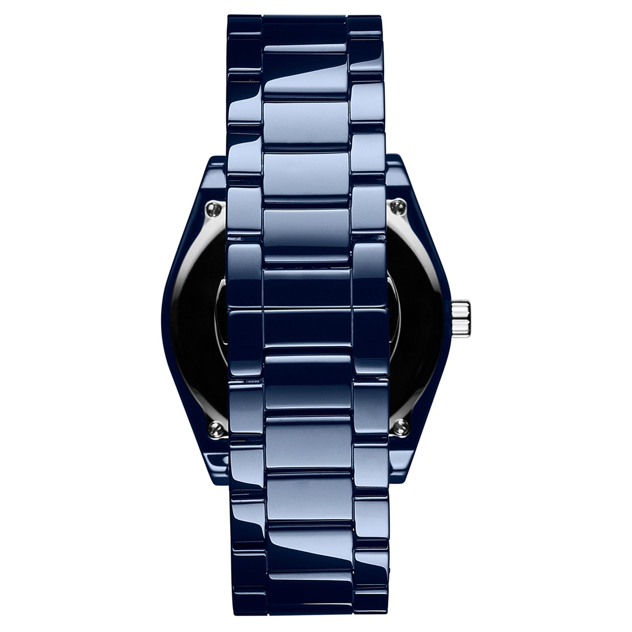 MVMT Element Ceramic Band Blue Dial Men's Watch - 28000203D