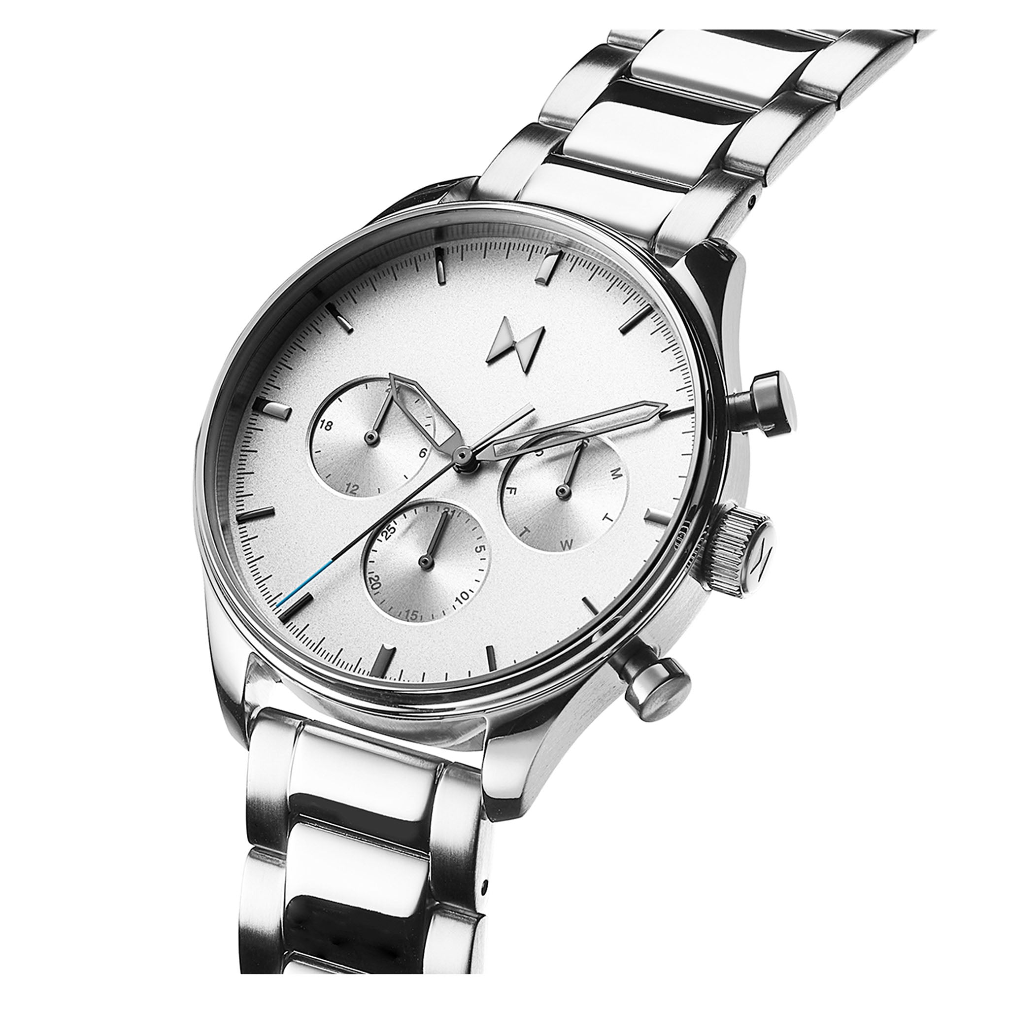 MVMT Stainless Steel Light Grey Dial Multi-function Men's Watch - 28000230D